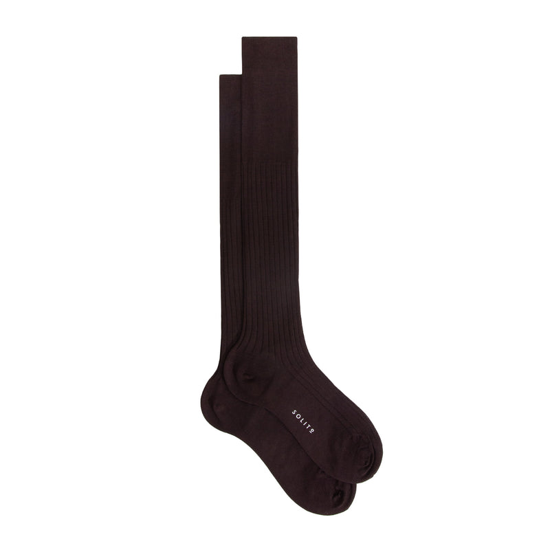 CALCETINES 100% ALGODÓN CHOCOLATE S