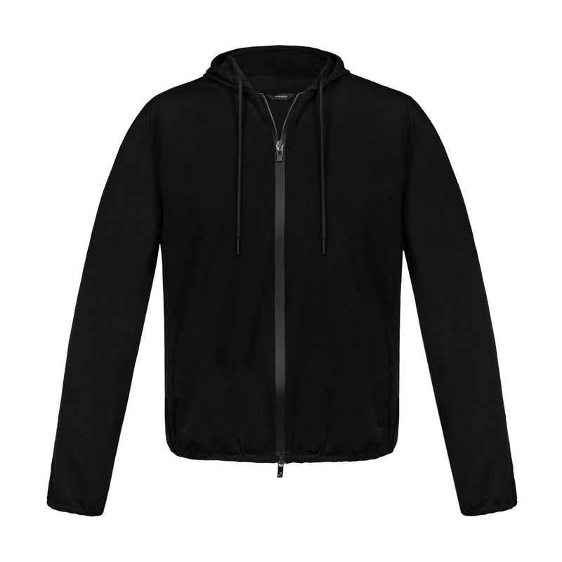 CHAMARRA SUDADERA ULTRA LIGERA NEGRA