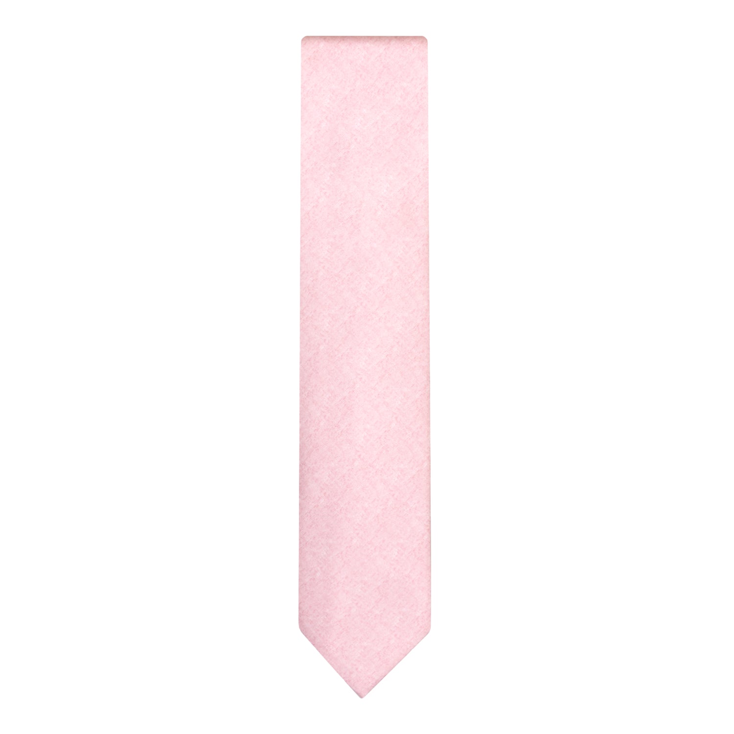CORBATA 7 PLIEGUES EN SEDA DISEÑO LINO EN SALMÓN