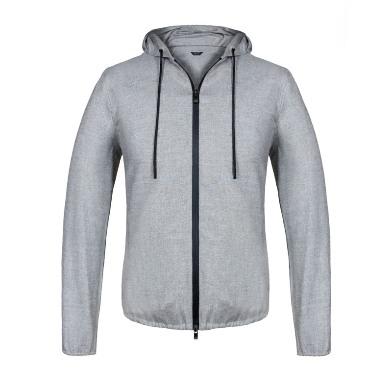 CHAMARRA SUDADERA ULTRALIGERA COLOR GRIS