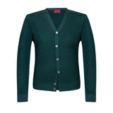 SUÉTER EN CASHMERE DE BOTONES COLOR VERDE REAL
