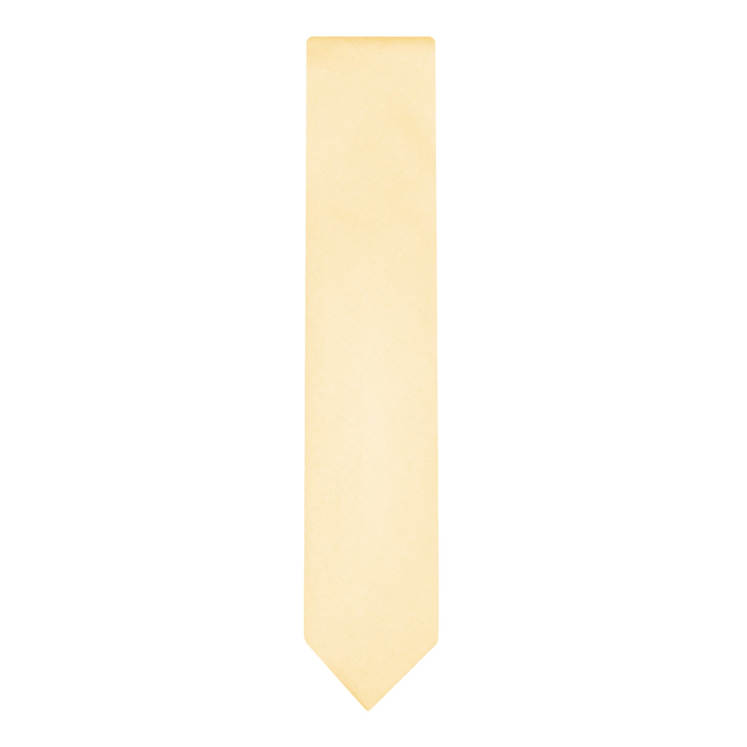CORBATA 7 PLIEGUES EN SEDA DISEÑO LINO EN AMARILLO