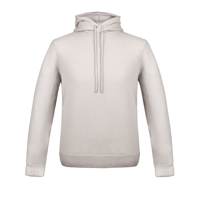 SUDADERA SUAVE DE CASHMERE "ULTRACOMFORT" COLOR ARENA