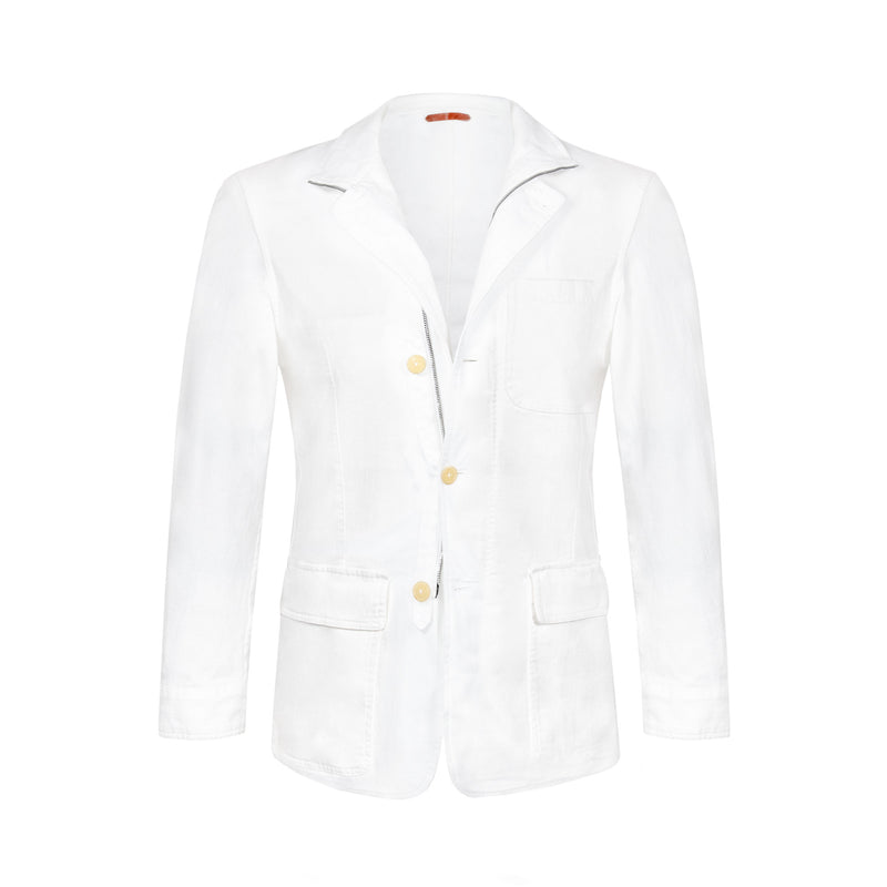 CHAMARRA CORTA "ROADSTER" EN COLOR BLANCO