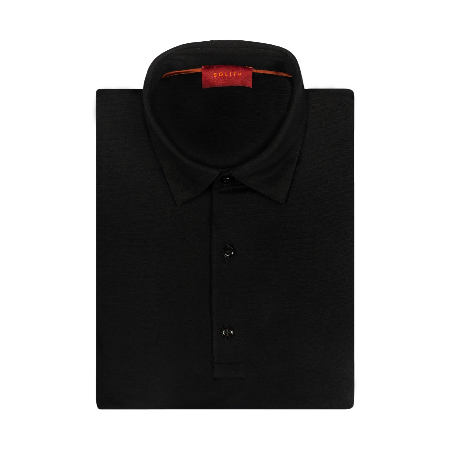 PLAYERA POLO DE BOTONES MANGA CORTA EN 100% ALGODON COLOR NEGRO
