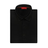 PLAYERA POLO DE BOTONES MANGA CORTA EN 100% ALGODON COLOR NEGRO