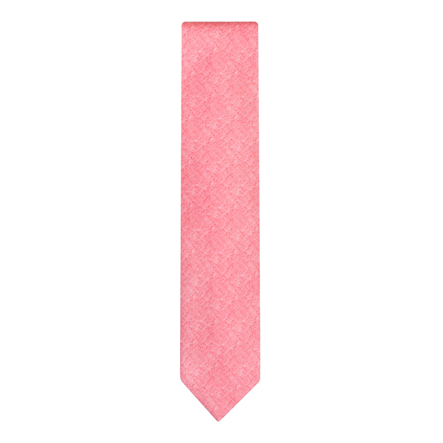 CORBATA 7 PLIEGUES EN SEDA DISEÑO LINO EN ROJO