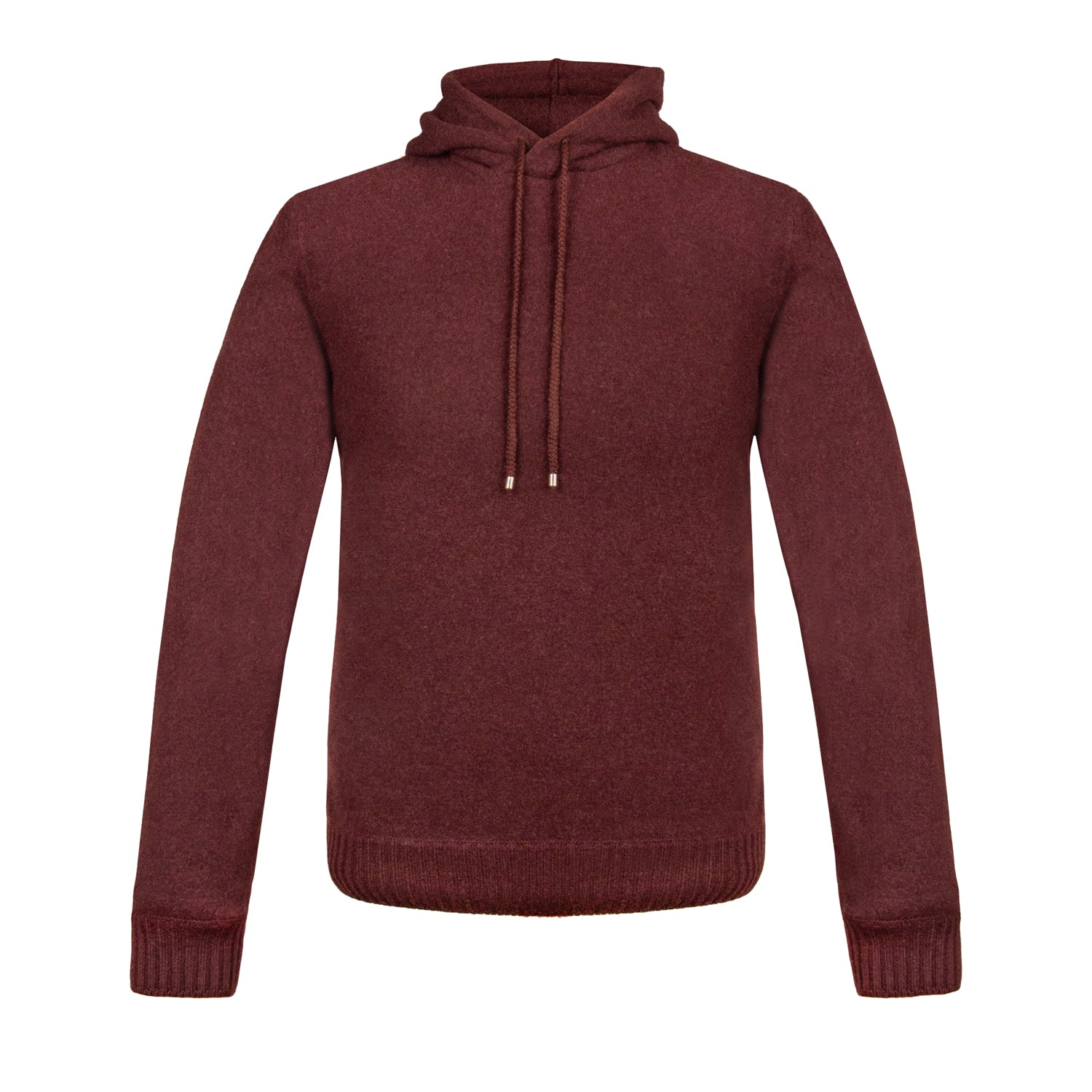 SUDADERA SUAVE DE CASHMERE "ULTRACOMFORT" COLOR VINO