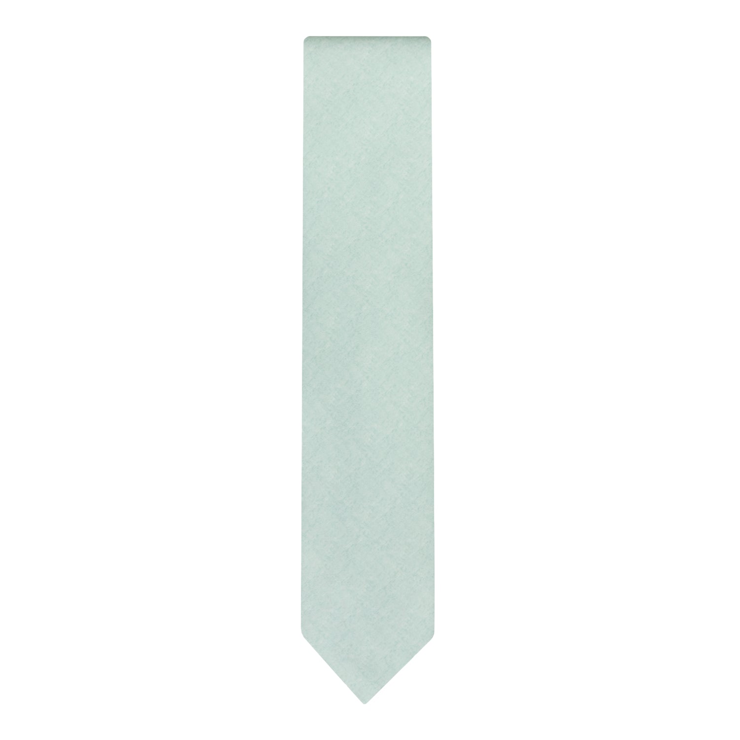 CORBATA 7 PLIEGUES EN SEDA DISEÑO LINO EN VERDE PISTACHE