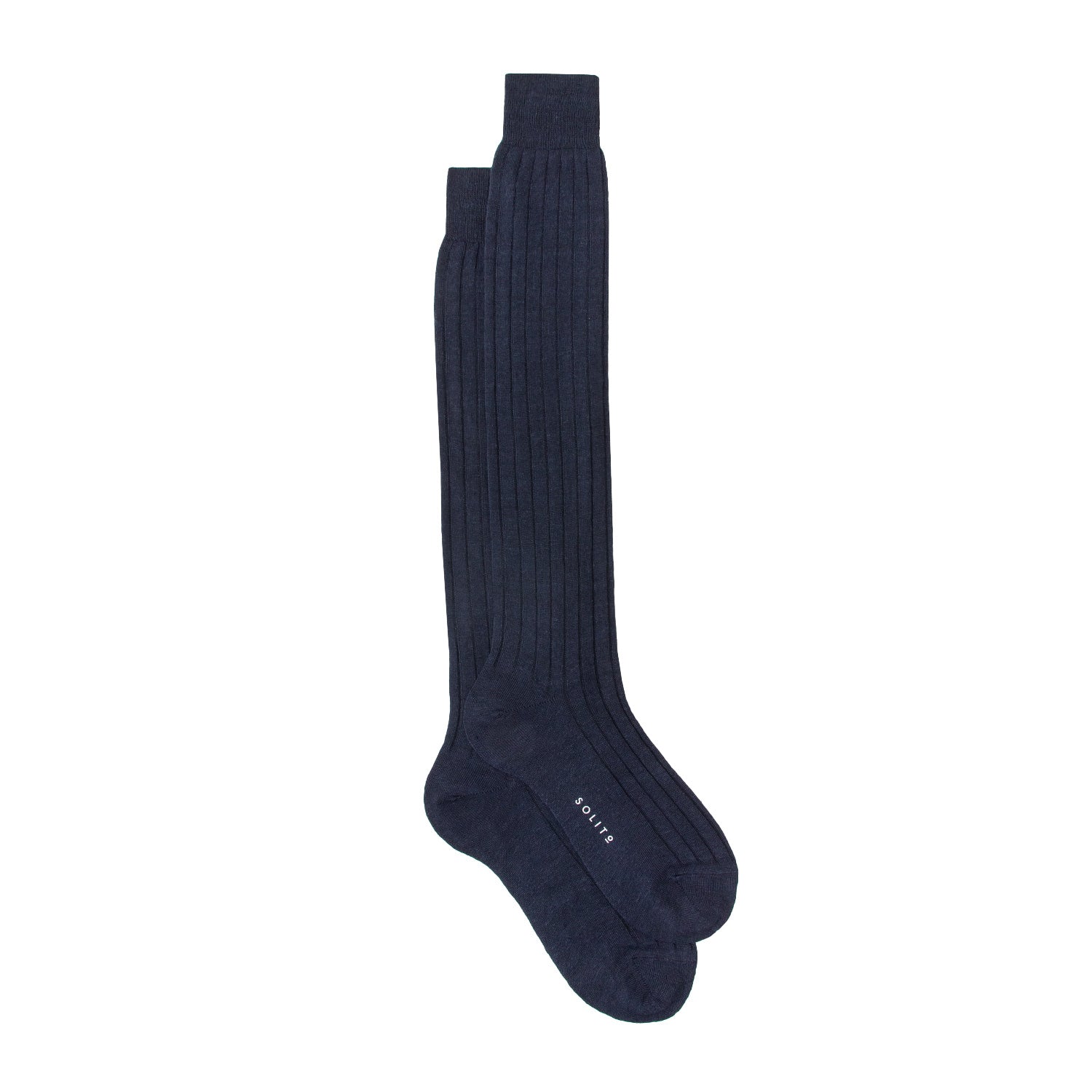 CALCETINES 100% LINO COLOR AZUL