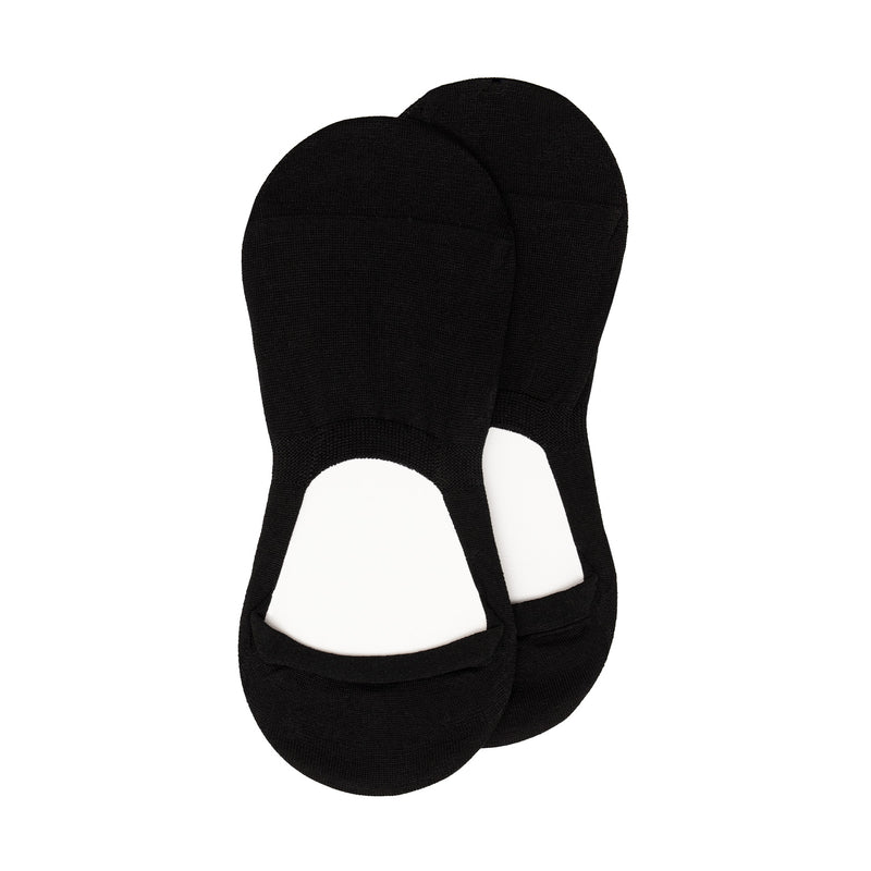 CALCETINES 100% ALGODÓN INVISIBLES NEGRO  M