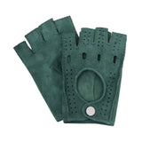 GUANTES PARA CONDUCIR EN GAMUZA COLOR VERDE