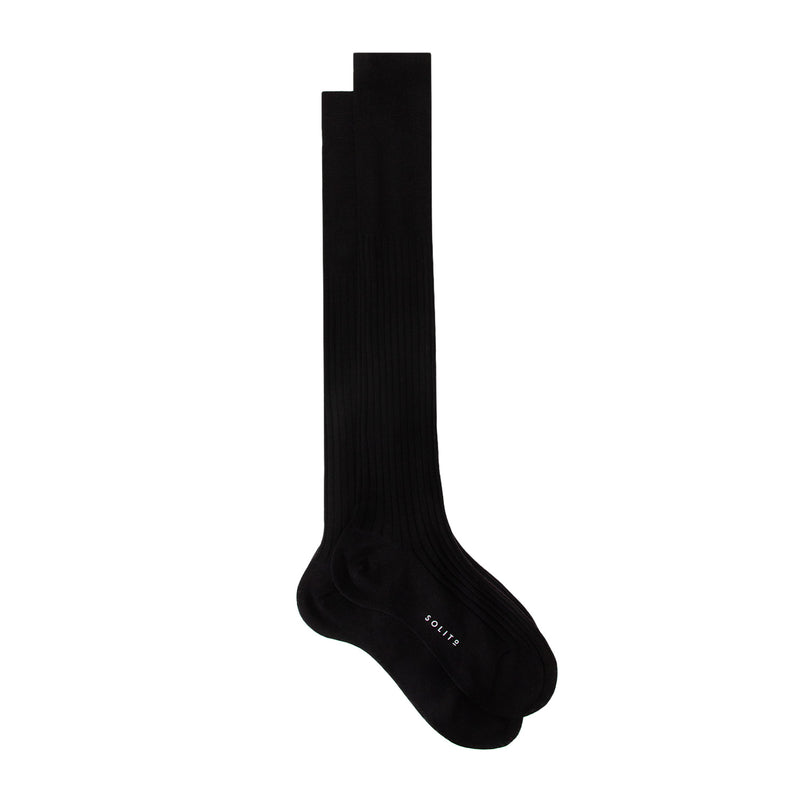 CALCETINES 100% ALGODÓN NEGRO S