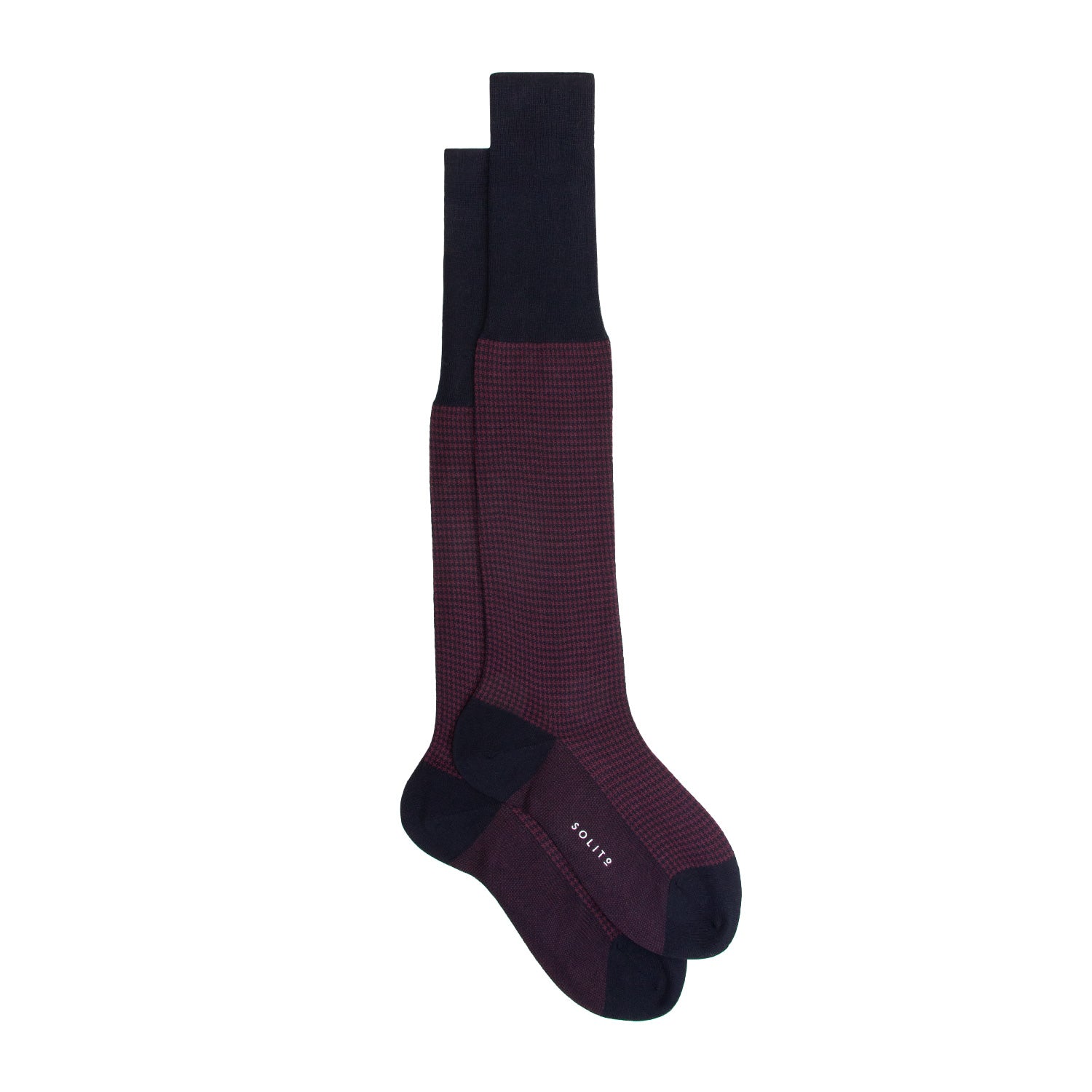 CALCETINES 100% ALGODÓN COLOR BURDEOS