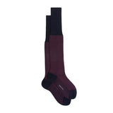 CALCETINES 100% ALGODÓN COLOR BURDEOS