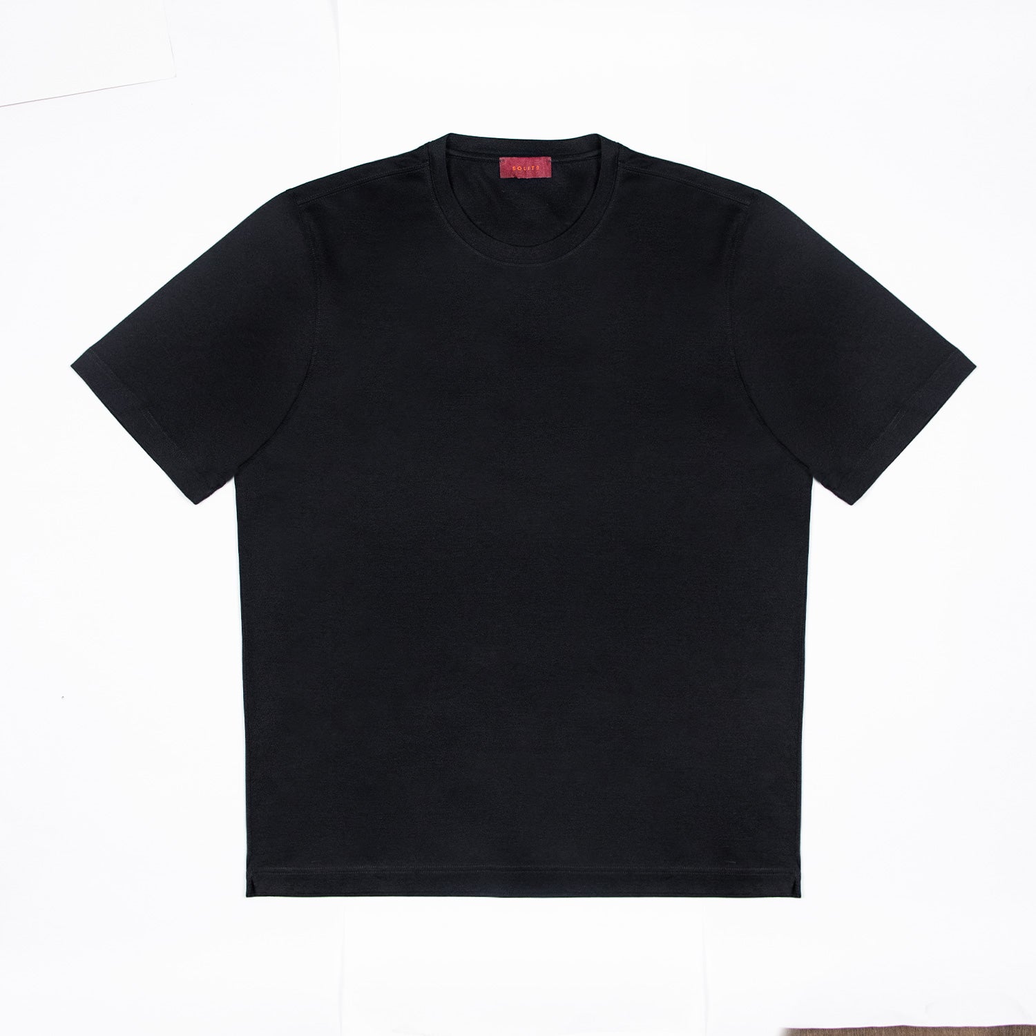 PLAYERA MANGA CORTA CUELLO CIRCULAR COLOR NEGRO