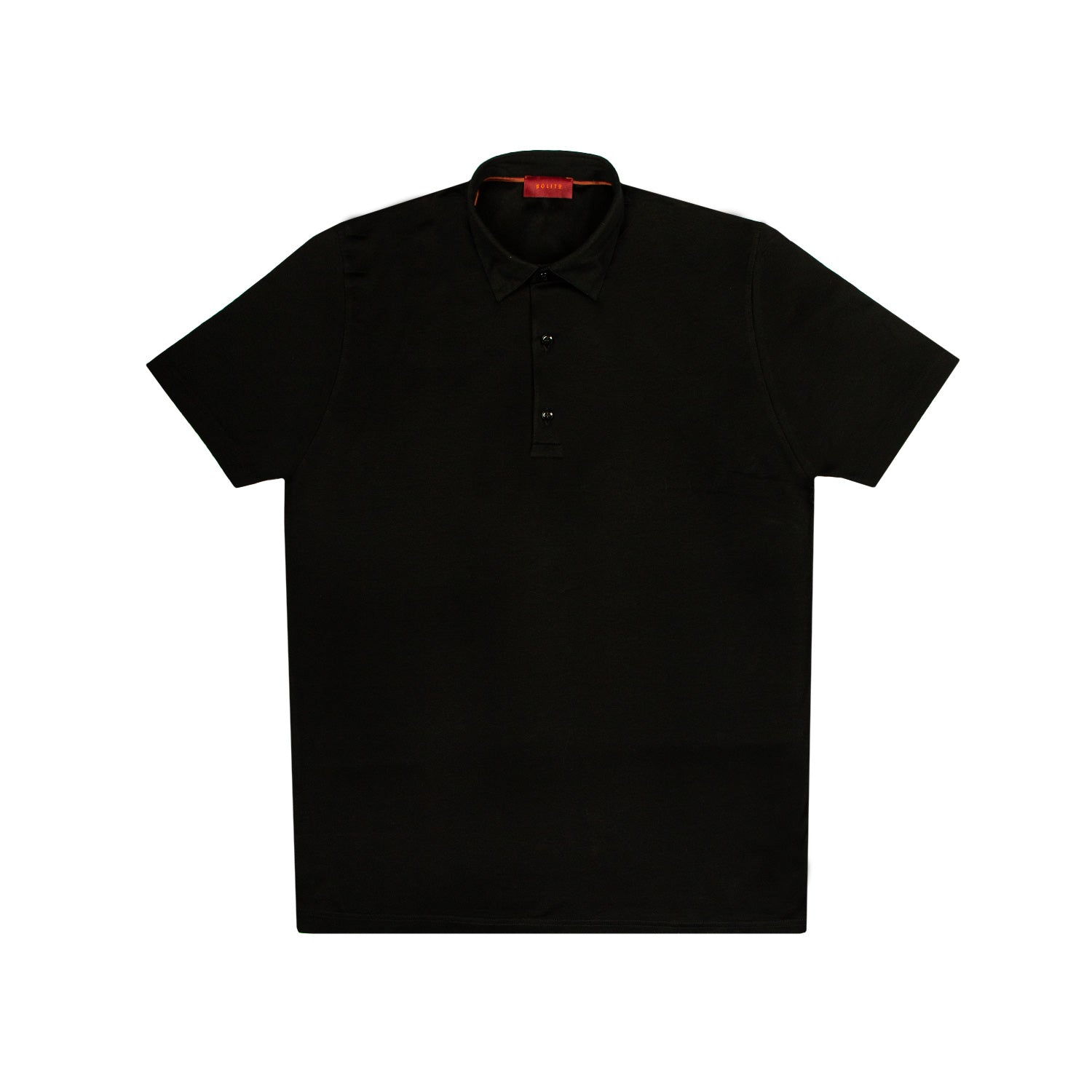 PLAYERA POLO DE BOTONES MANGA CORTA EN 100% ALGODON COLOR NEGRO
