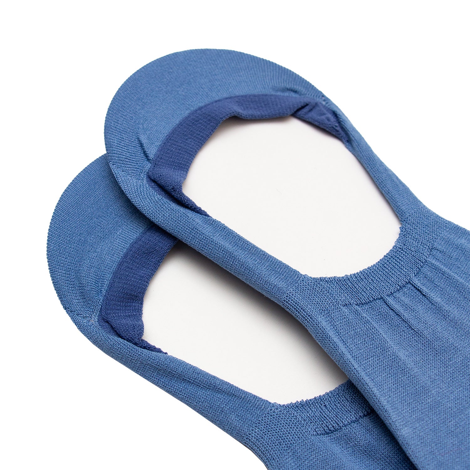 CALCETINES 100% ALGODÓN INVISIBLES AZUL CLARO M