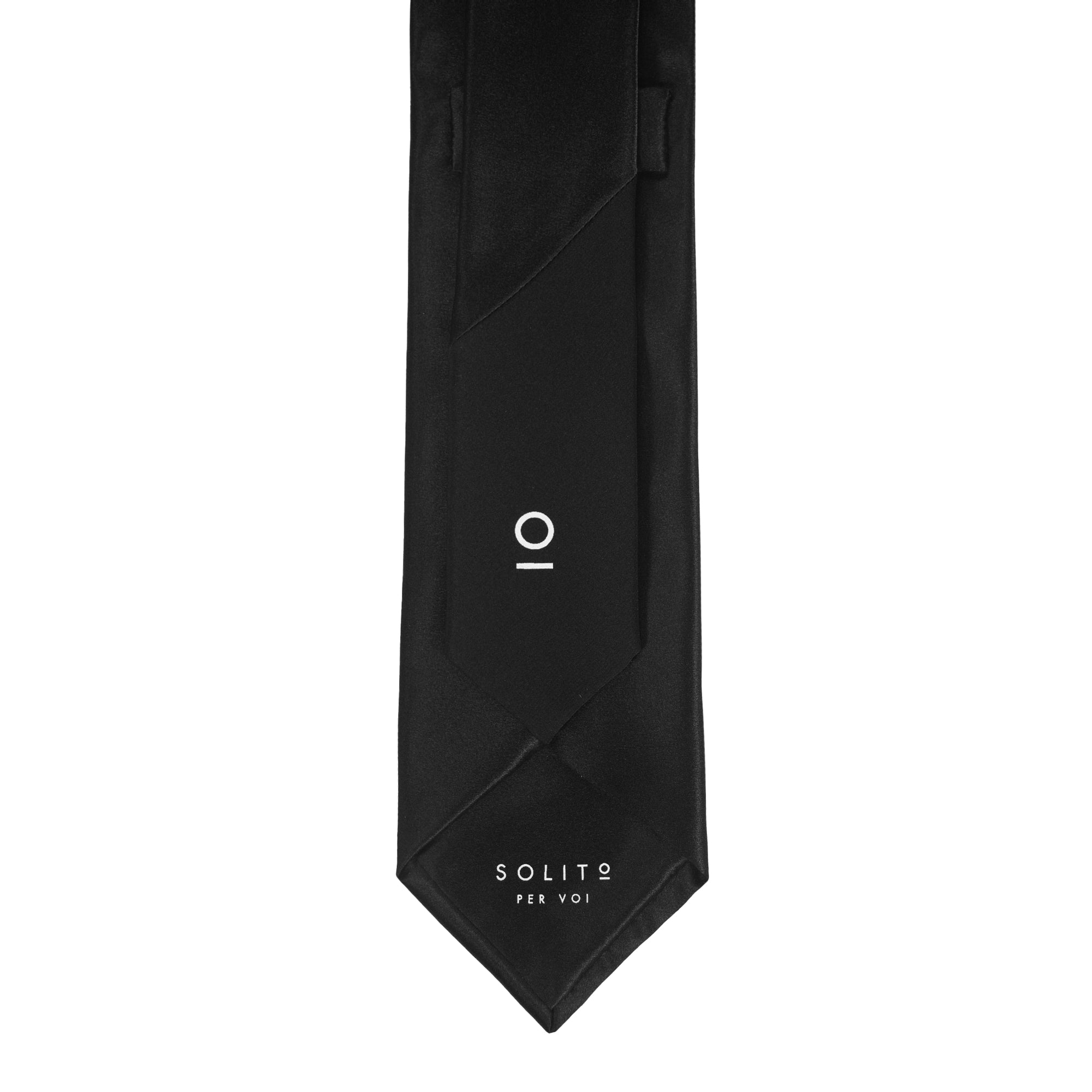 CORBATA EN CAJA SOLITO NEGRA CON DETALLES EN SWAROVSKY  100% SEDA