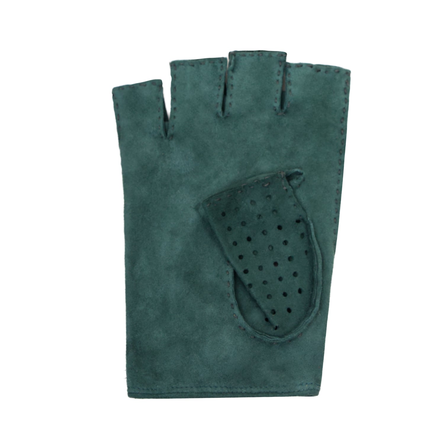 GUANTES PARA CONDUCIR EN GAMUZA COLOR VERDE