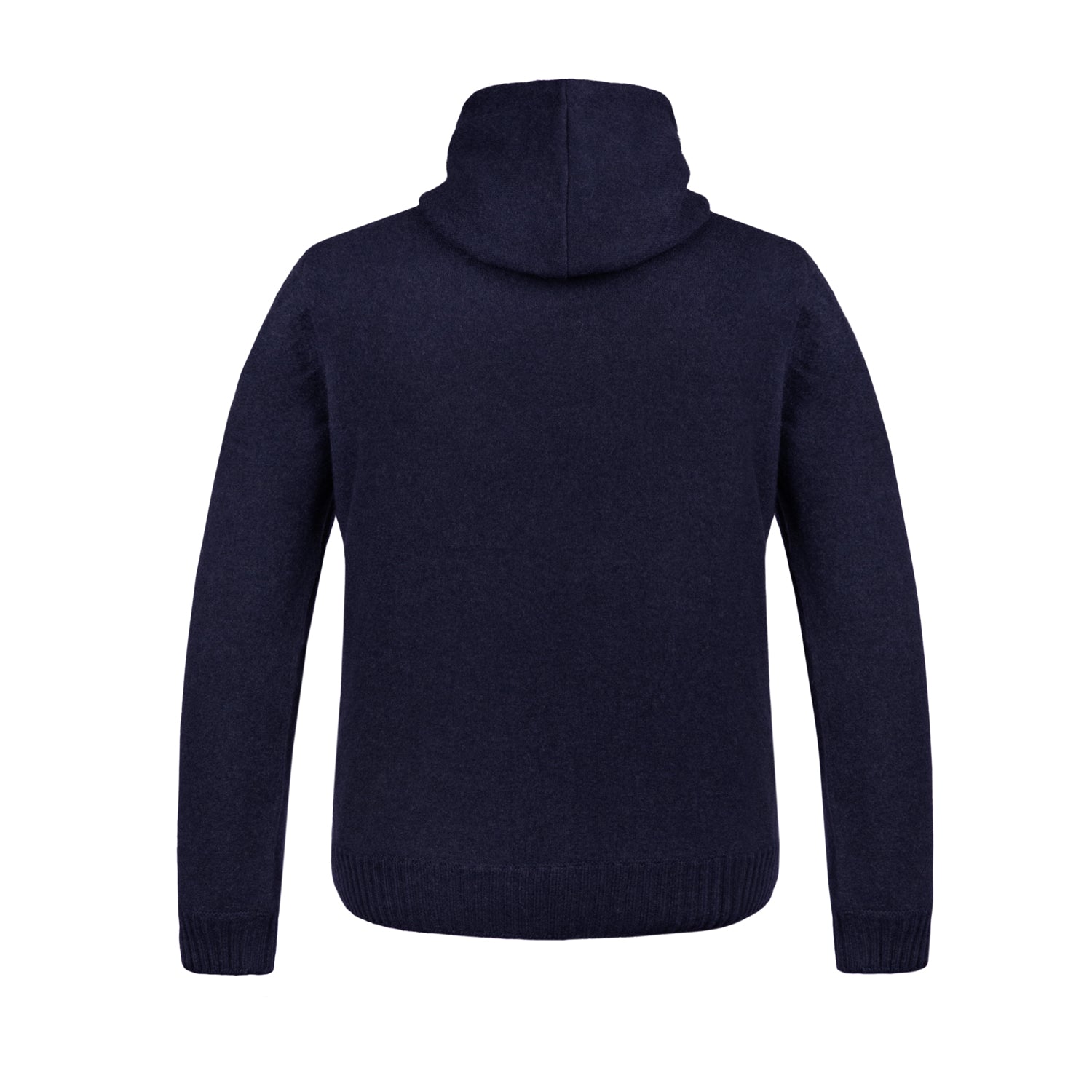 SUDADERA SUAVE DE CASHMERE "ULTRACOMFORT" COLOR AZUL OBSCURO