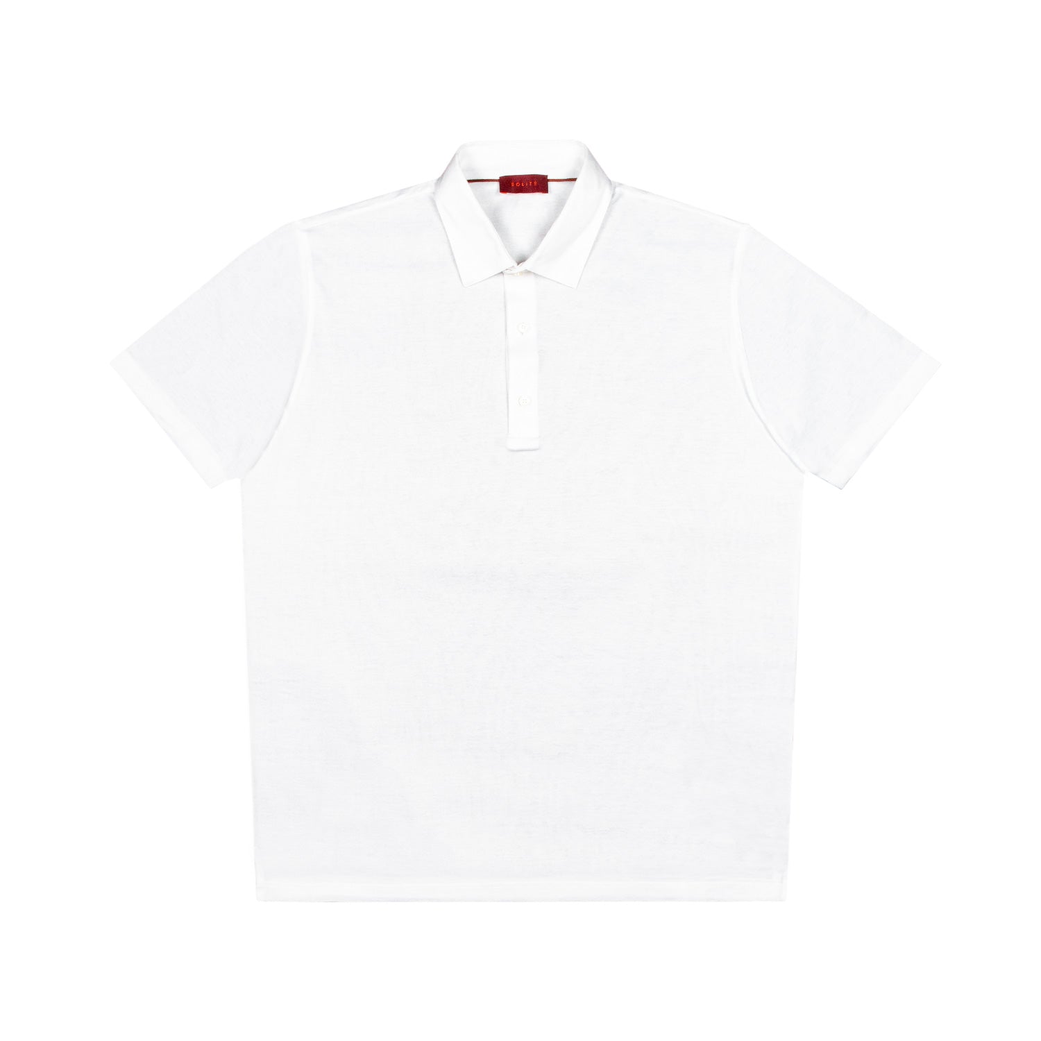 PLAYERA POLO DE BOTONES MANGA CORTA EN 100% ALGODON COLOR BLANCO