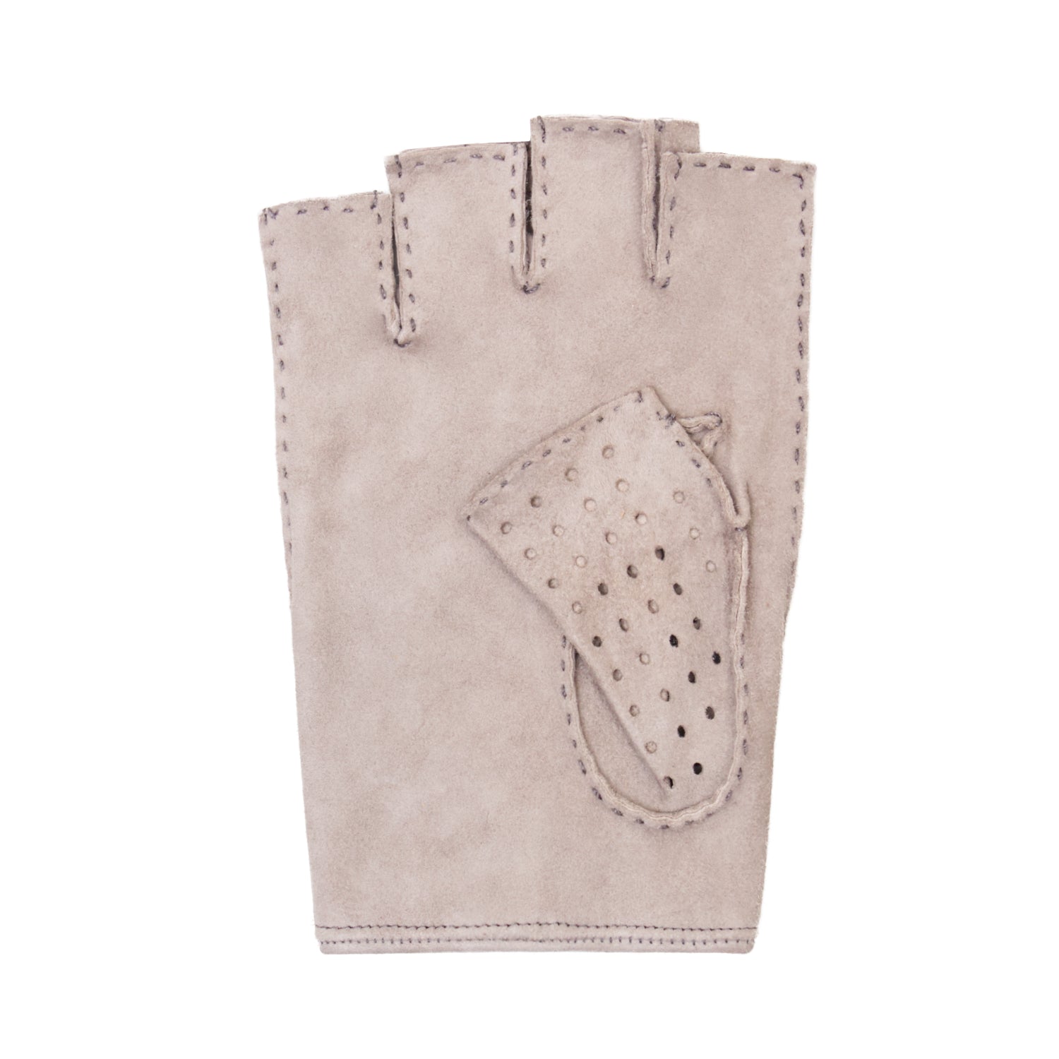 GUANTES PARA CONDUCIR EN GAMUZA COLOR GRIS
