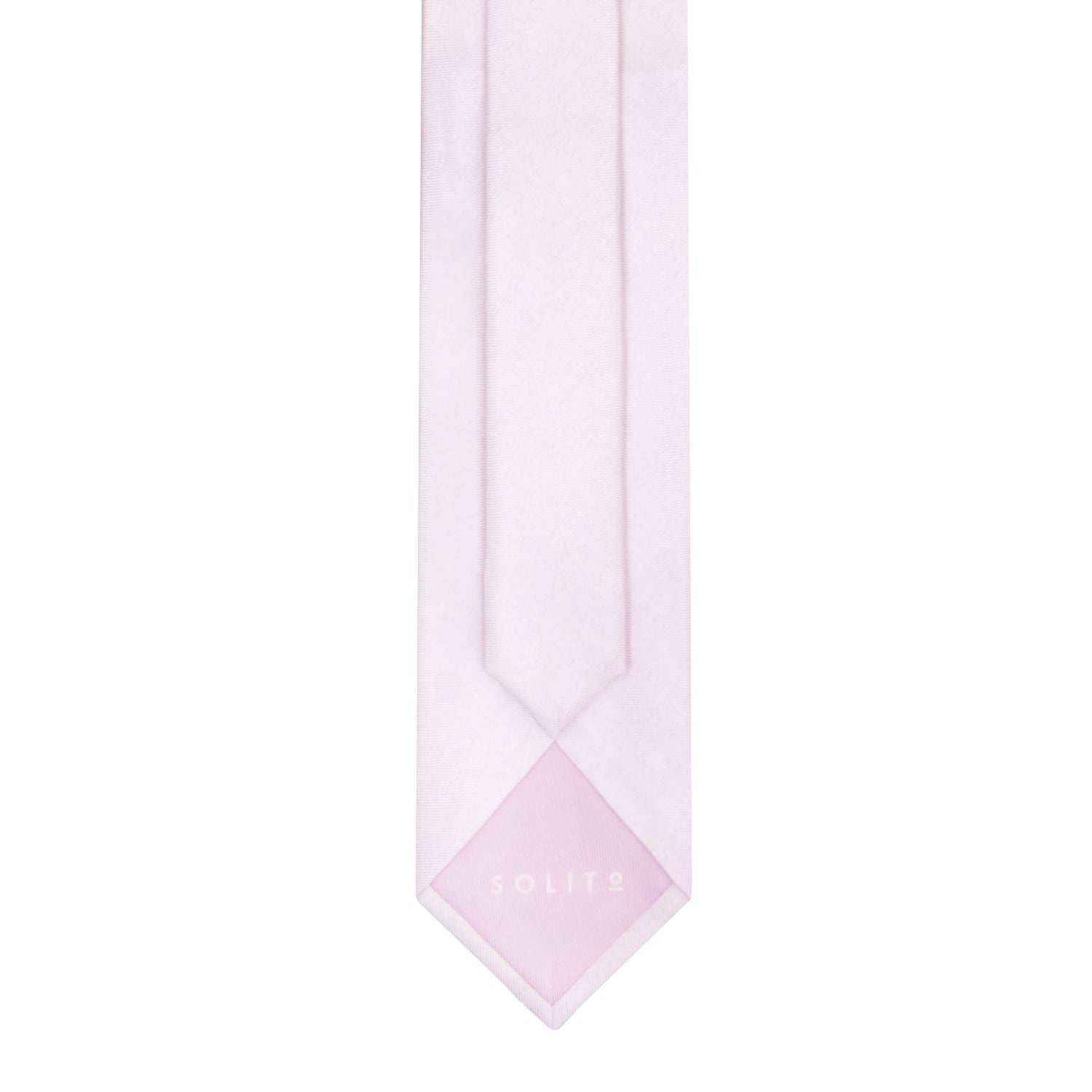 CORBATA 7 PLIEGUES EN SEDA DISEÑO LINO EN ROSA