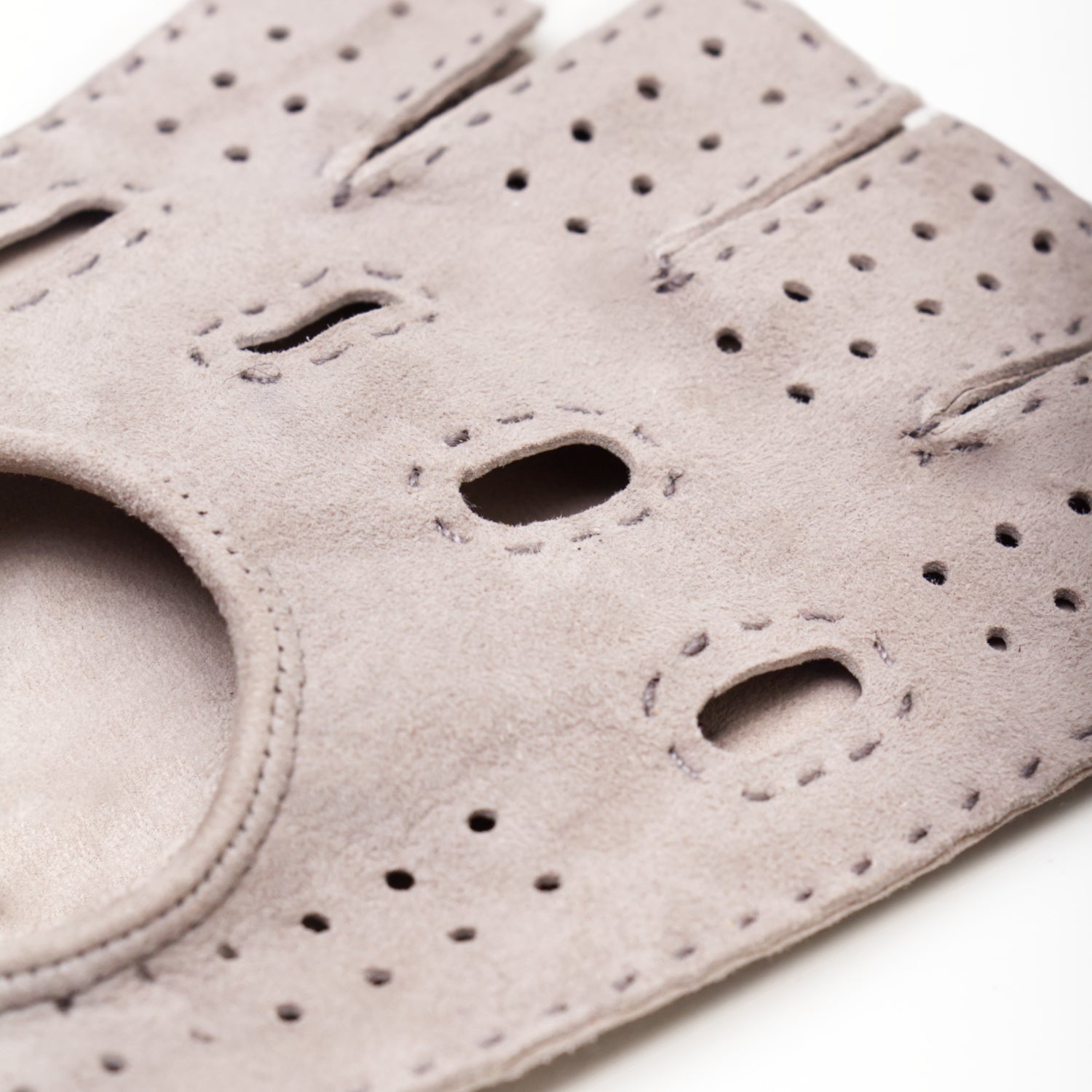 GUANTES PARA CONDUCIR EN GAMUZA COLOR GRIS