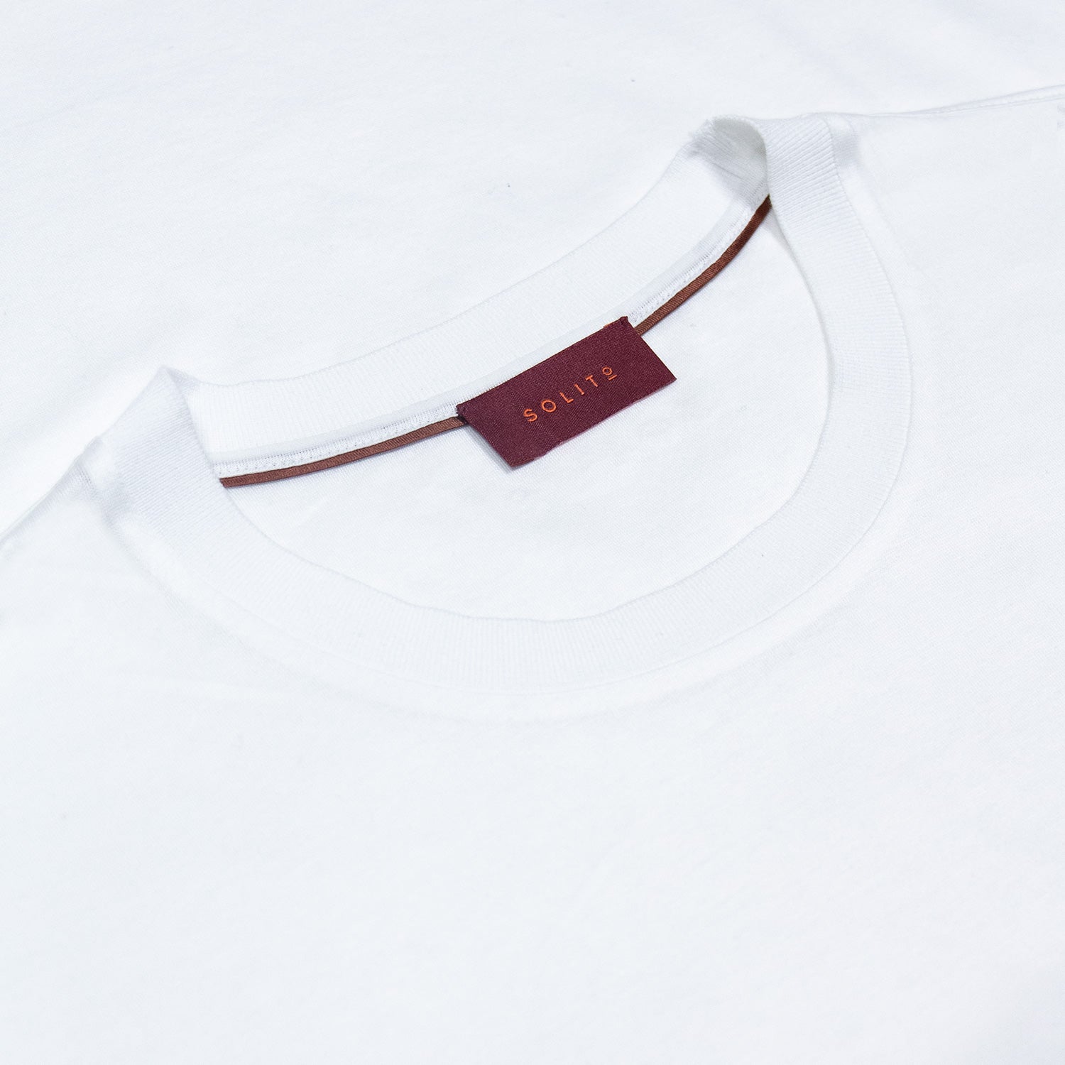 PLAYERA DE ALGODÓN CUELLO REDONDO MANGA LARGA BLANCA