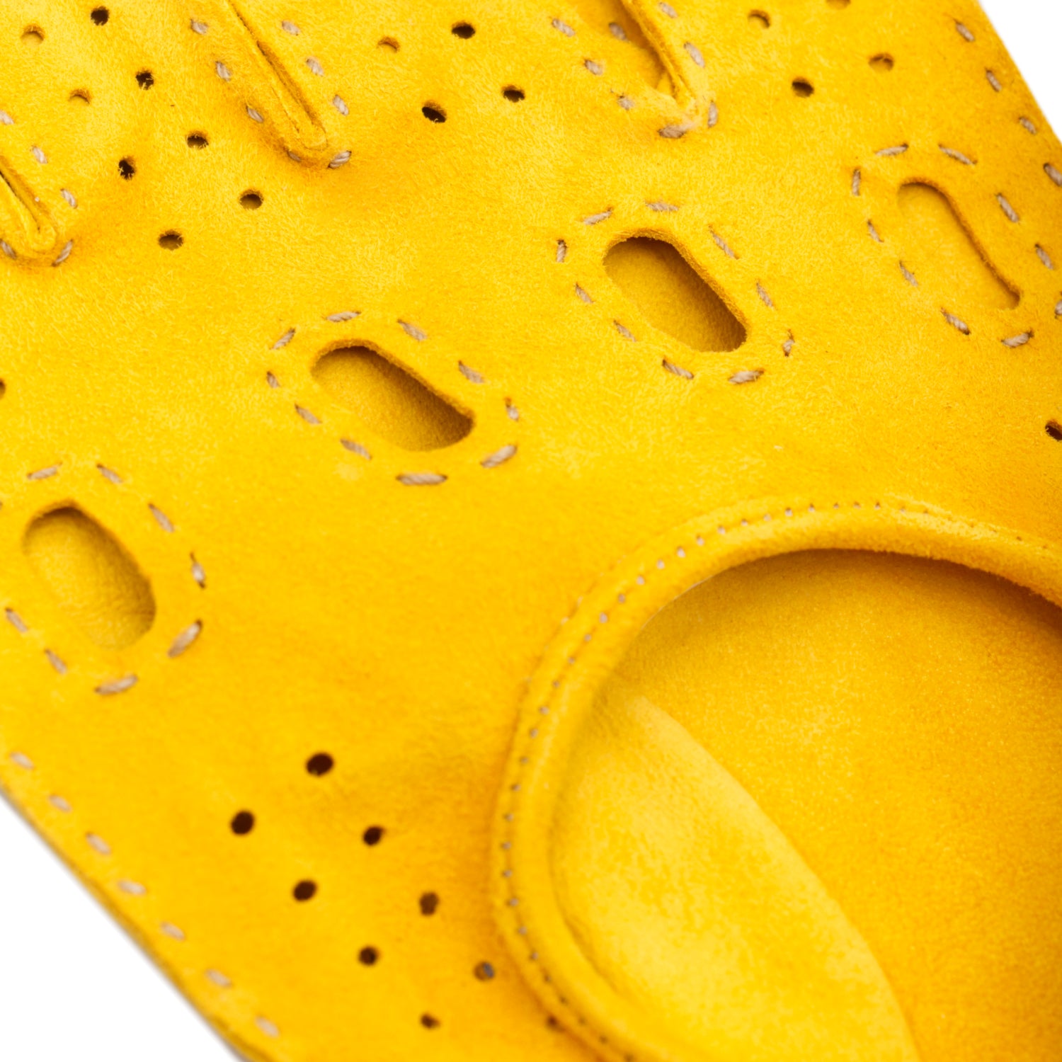GUANTES PARA CONDUCIR EN GAMUZA COLOR AMARILLO