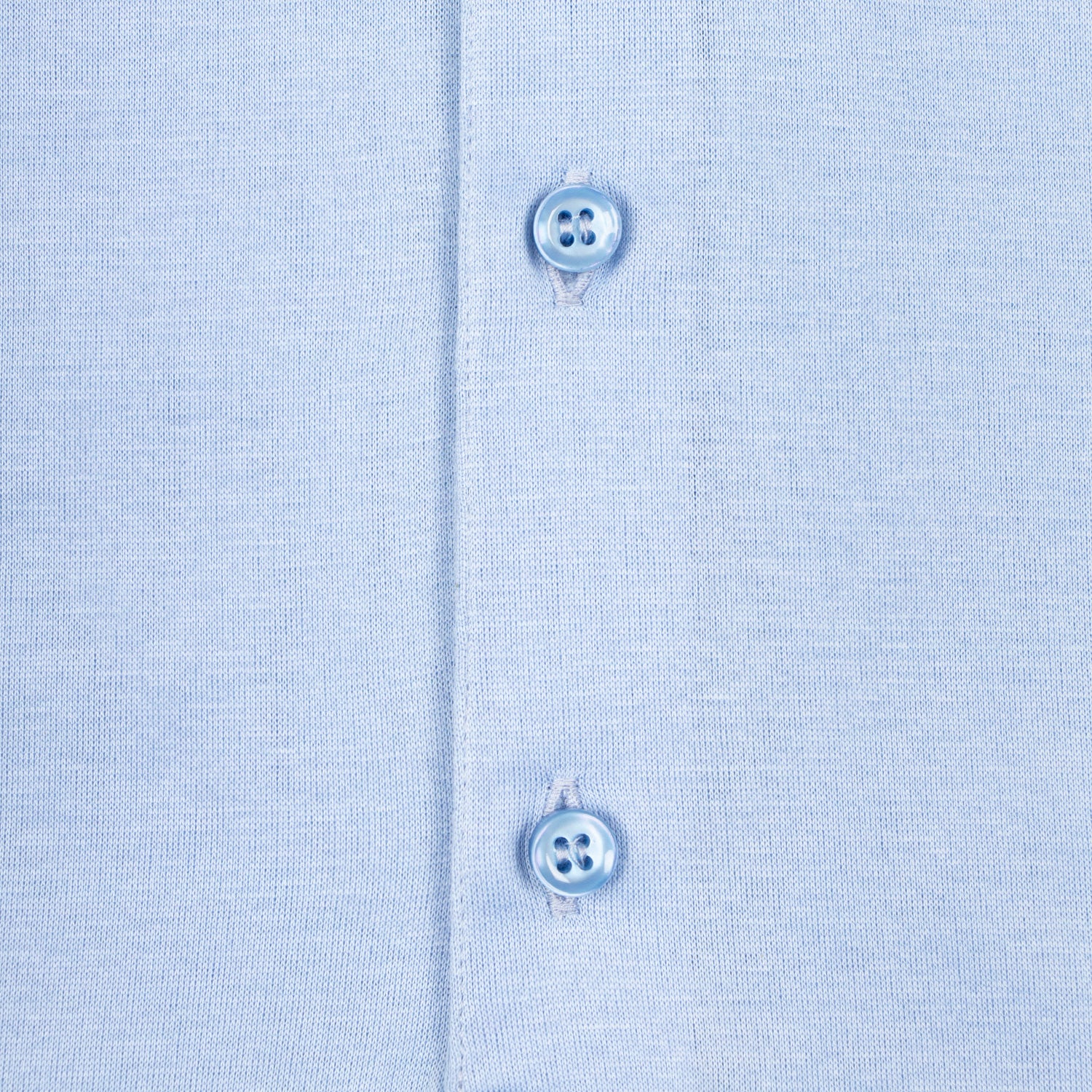PLAYERA POLO DE BOTONES MANGA LARGA EN 100% ALGODÓN COLOR AZUL CIELO