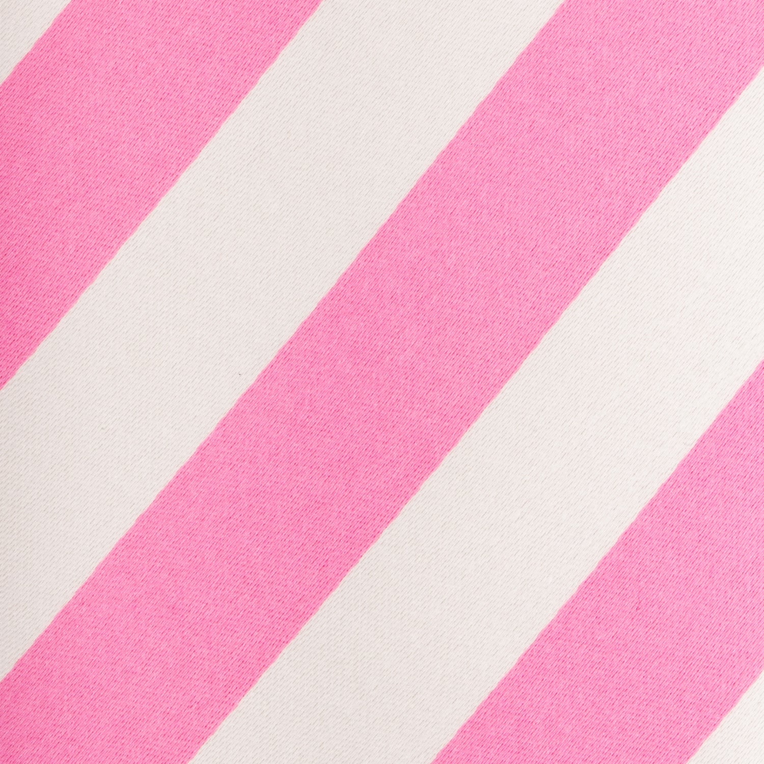 CORBATA SOLITO CON RAYAS ROSA Y BLANCO 100% SEDA
