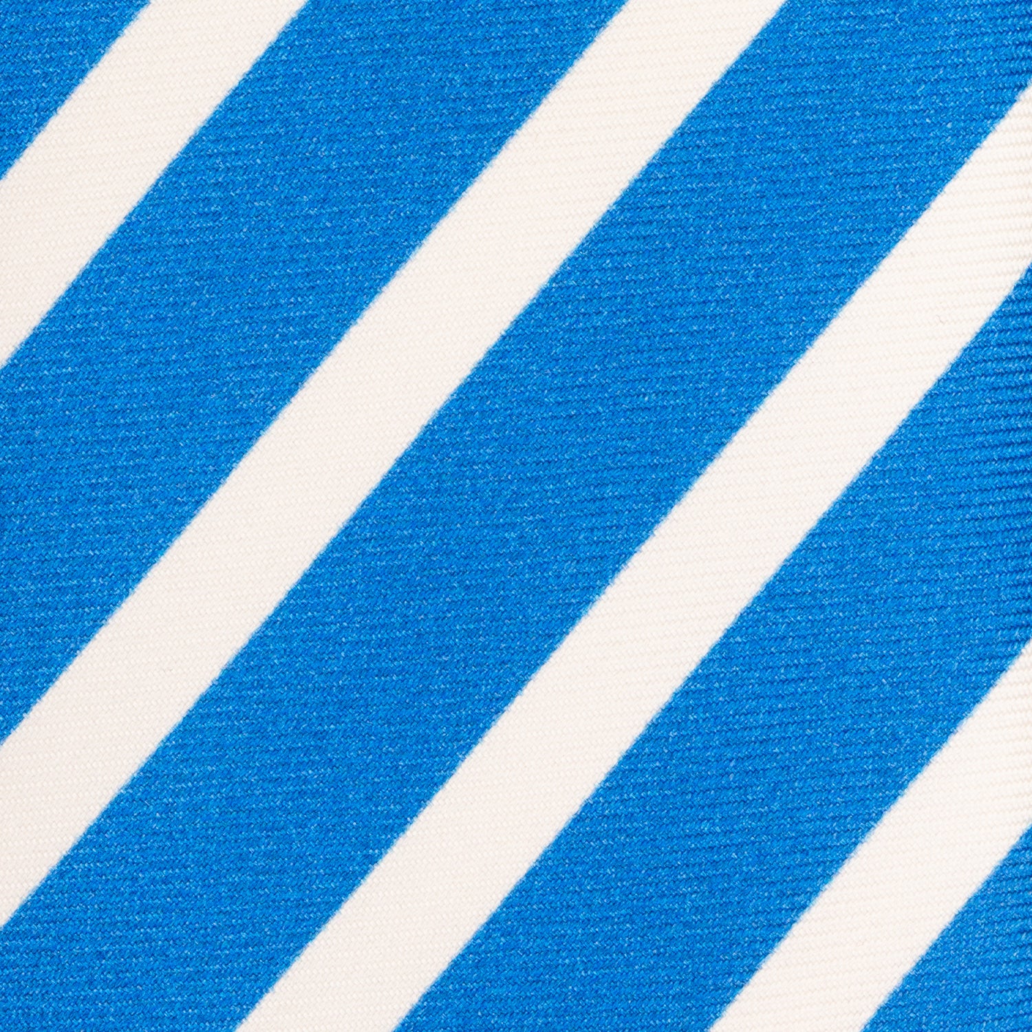 CORBATA SOLITO CON RAYAS AZUL Y BLANCO 100% SEDA