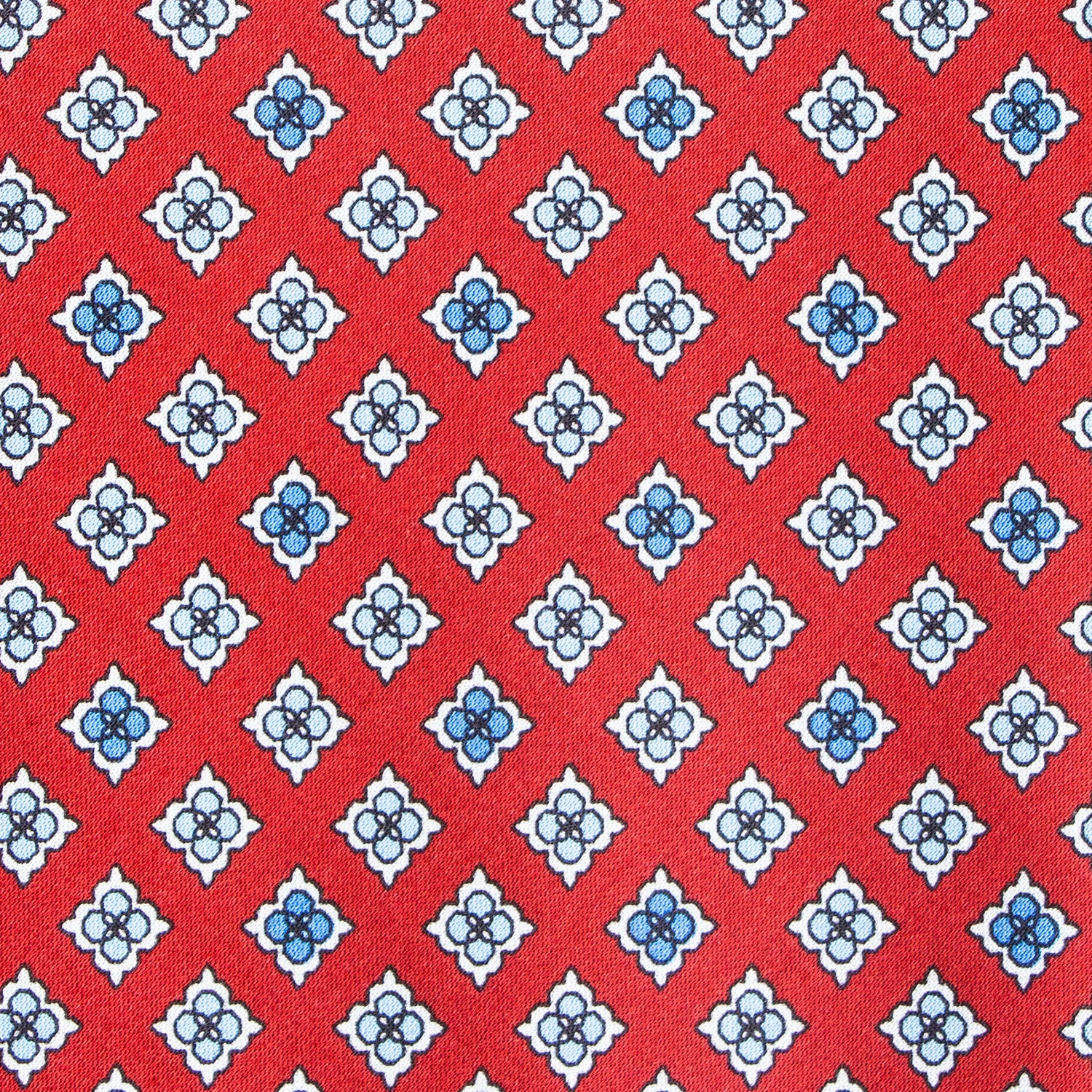 CORBATA EN SET CON PAÑUELO BORDEAUX CON CUADROS AZUL CIELO