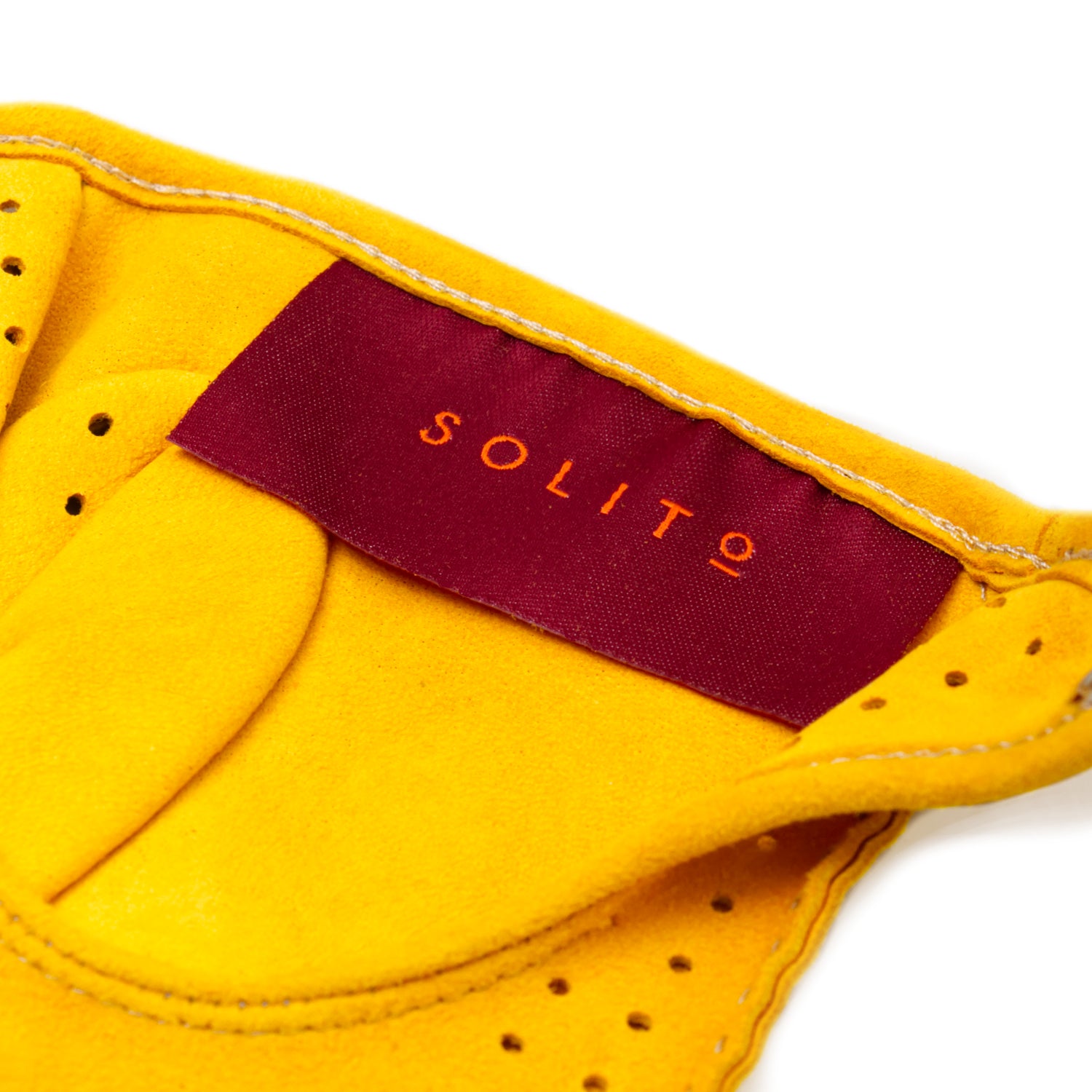 GUANTES PARA CONDUCIR EN GAMUZA COLOR AMARILLO