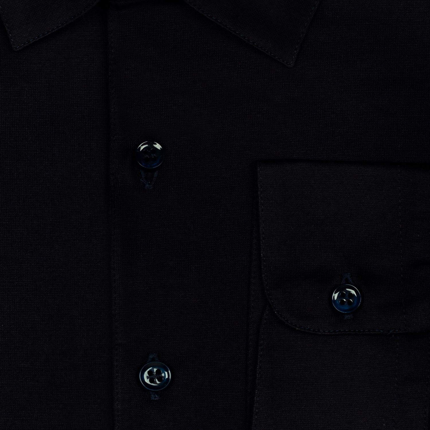 PLAYERA POLO DE BOTONES MANGA LARGA EN 100% ALGODÓN COLOR AZUL MARINO