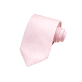 CORBATA 7 PLIEGUES EN SEDA DISEÑO LINO EN SALMÓN