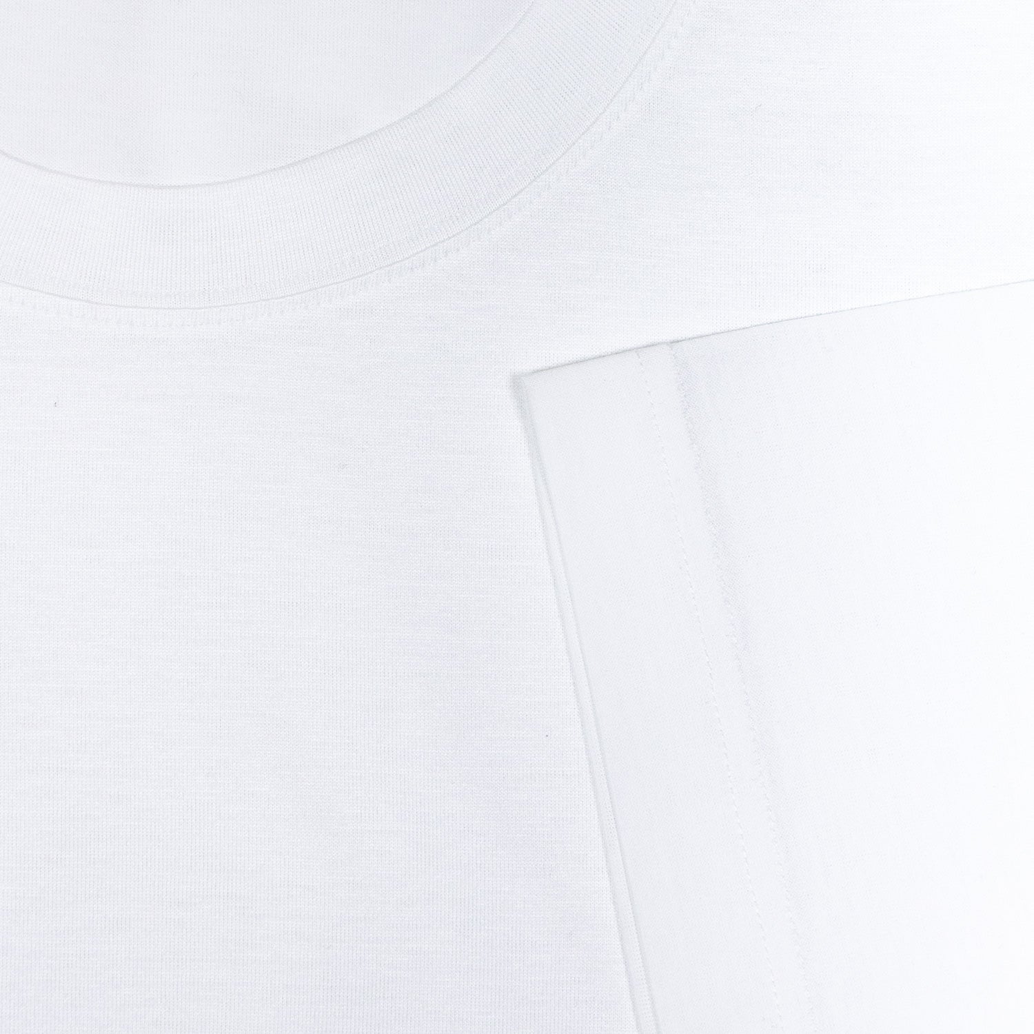 PLAYERA MANGA CORTA CUELLO CIRCULAR COLOR BLANCO