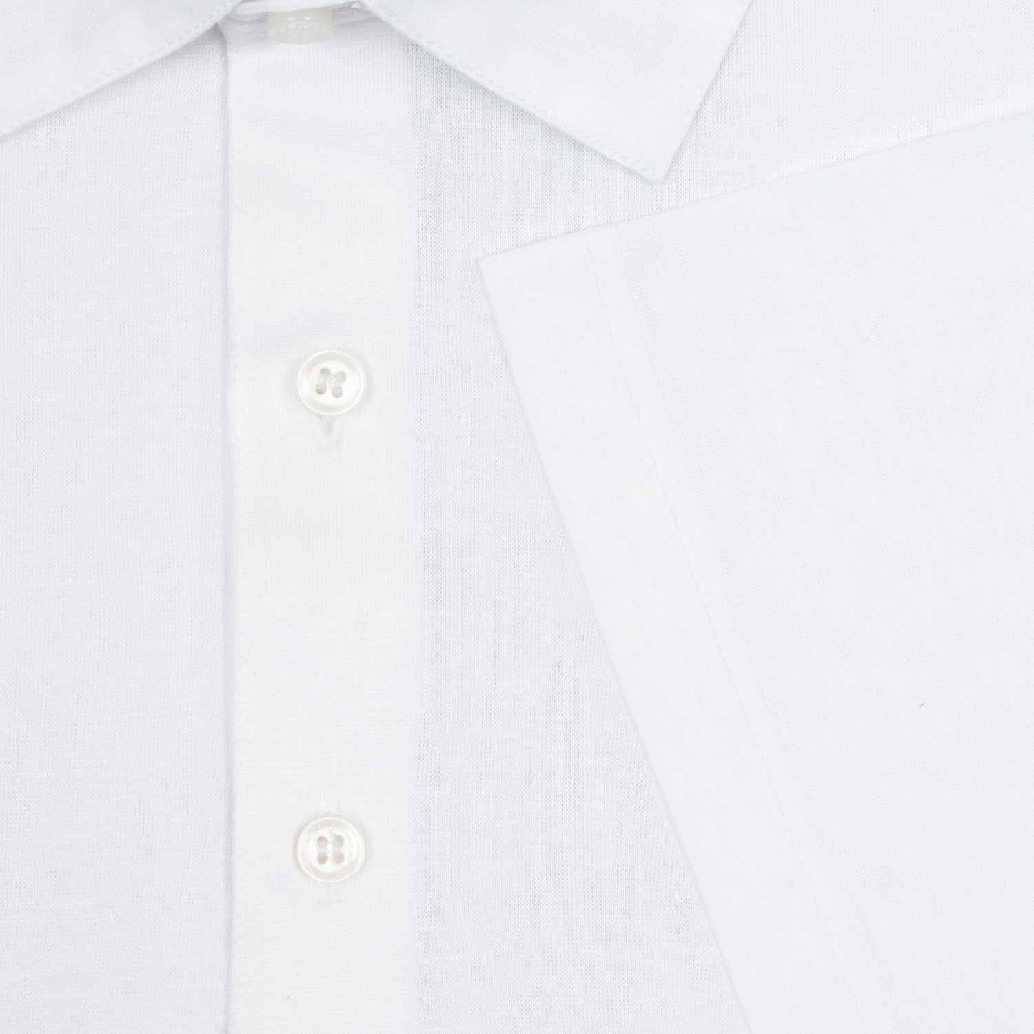 PLAYERA POLO DE BOTONES MANGA CORTA EN 100% ALGODON COLOR BLANCO