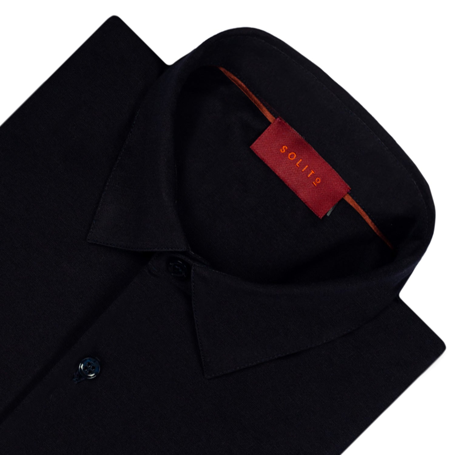 PLAYERA POLO DE BOTONES MANGA LARGA EN 100% ALGODÓN COLOR AZUL MARINO