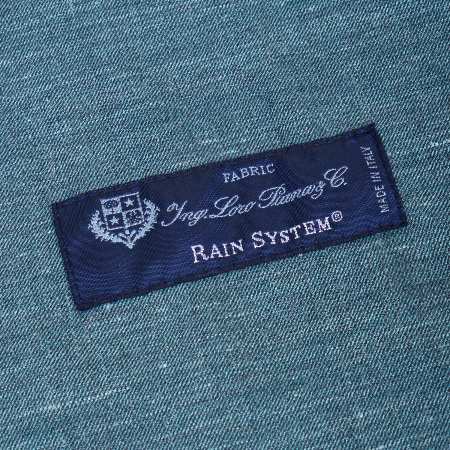 CHAMARRA CAMISOLA EN LANA, SEDA Y LINO "RAIN SYSTEM" COLOR VERDE