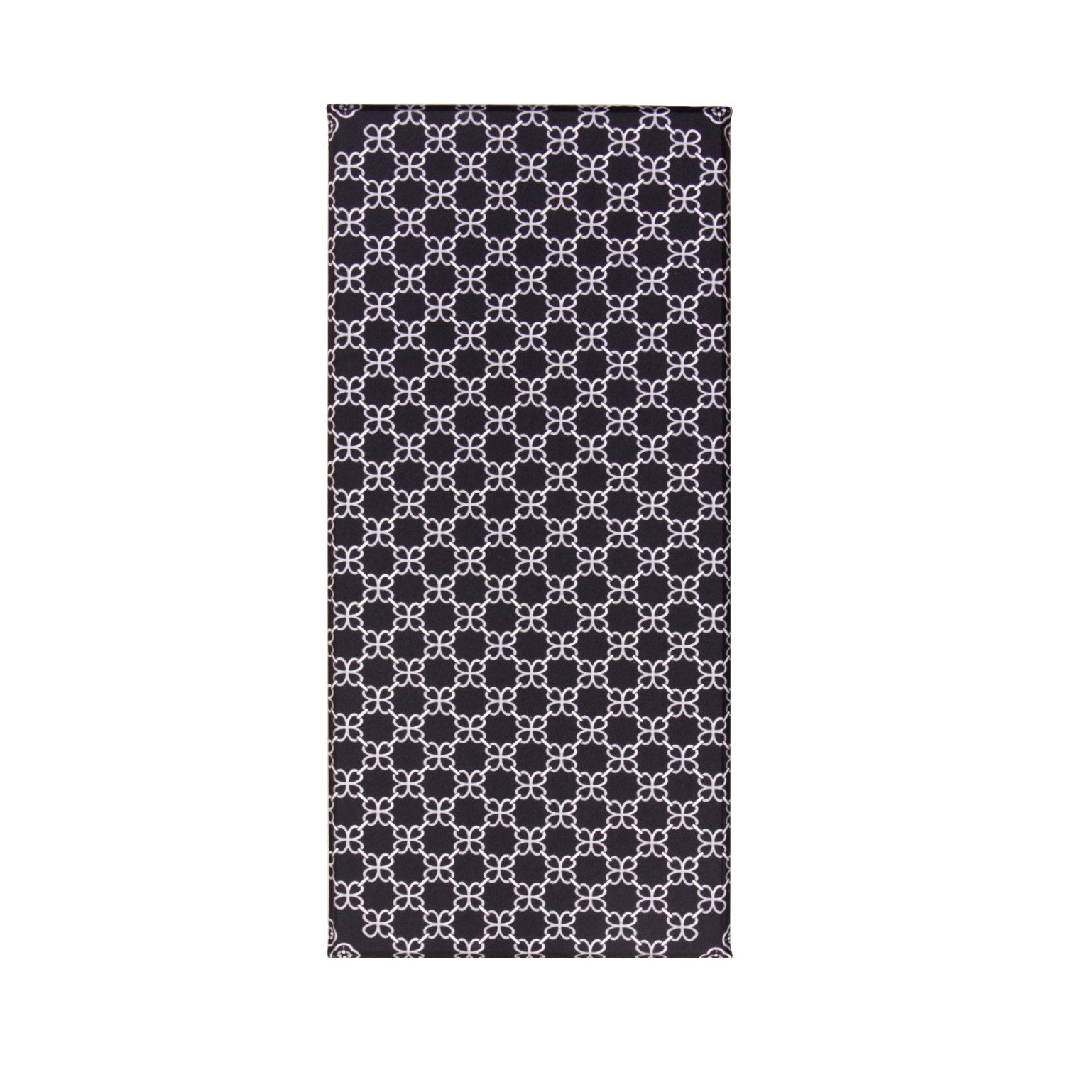 CORBATA EN SET CON PAÑUELO DE SEDA CON DIBUJOS GEOMÉTRICOS DEGRADADOS EN NEGRO Y GRIS