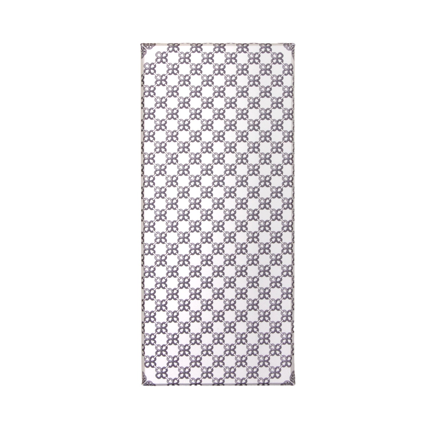 CORBATA EN SET CON PAÑUELO DE SEDA CON DIBUJOS GEOMÉTRICOS DEGRADADOS GRISES