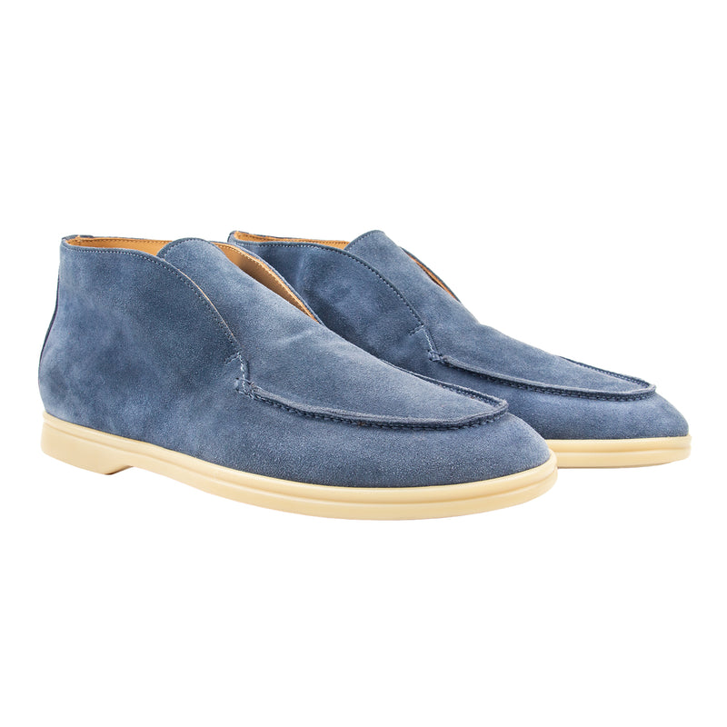 SOLITO LOAFER ALTOS CON SUEDE Y CONSTRUCCION SACCHETTO