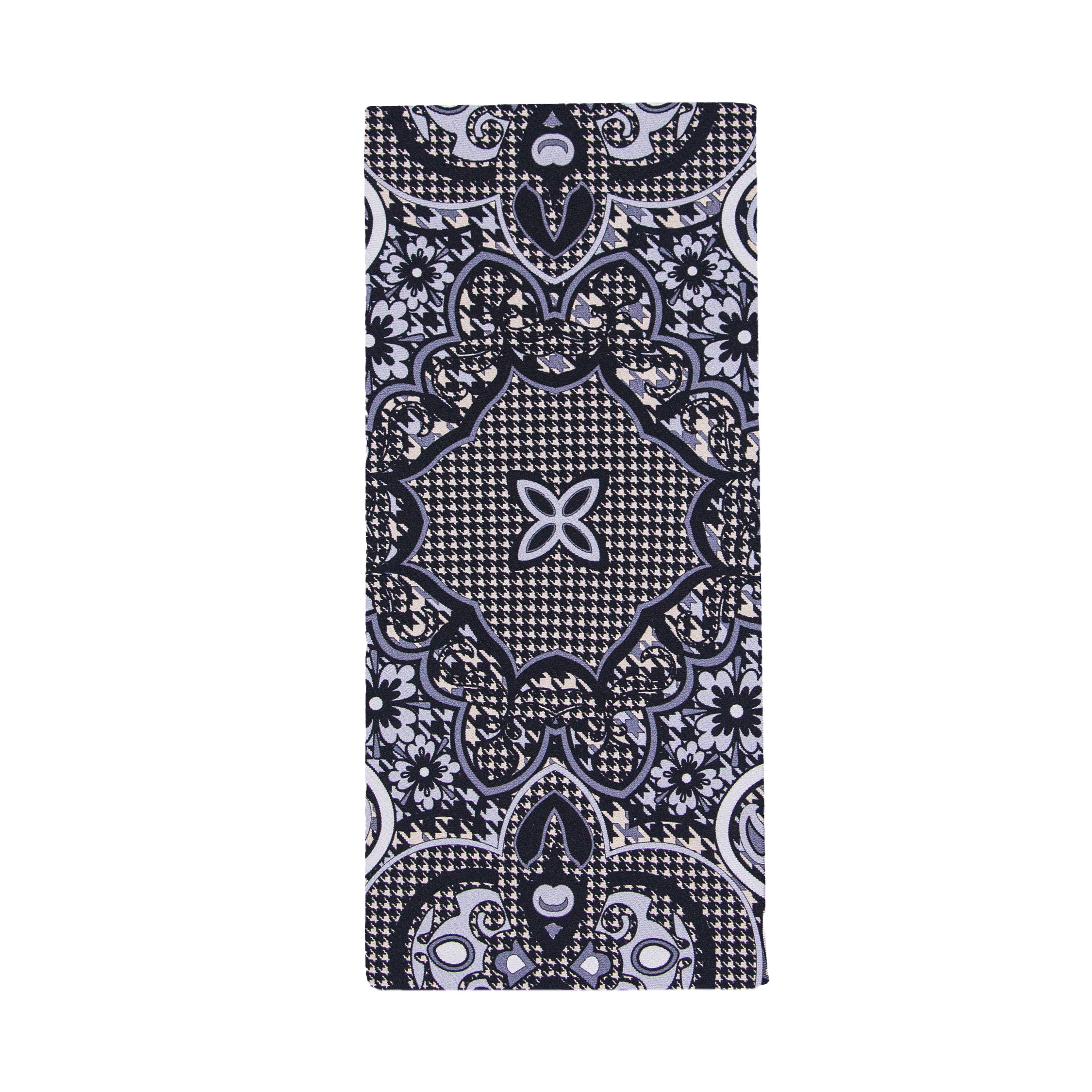 CORBATA EN SET CON PAÑUELO SOLITO BEIGE CLARO CON CONTRASTES EN NEGRO CON CAJA 100% SEDA