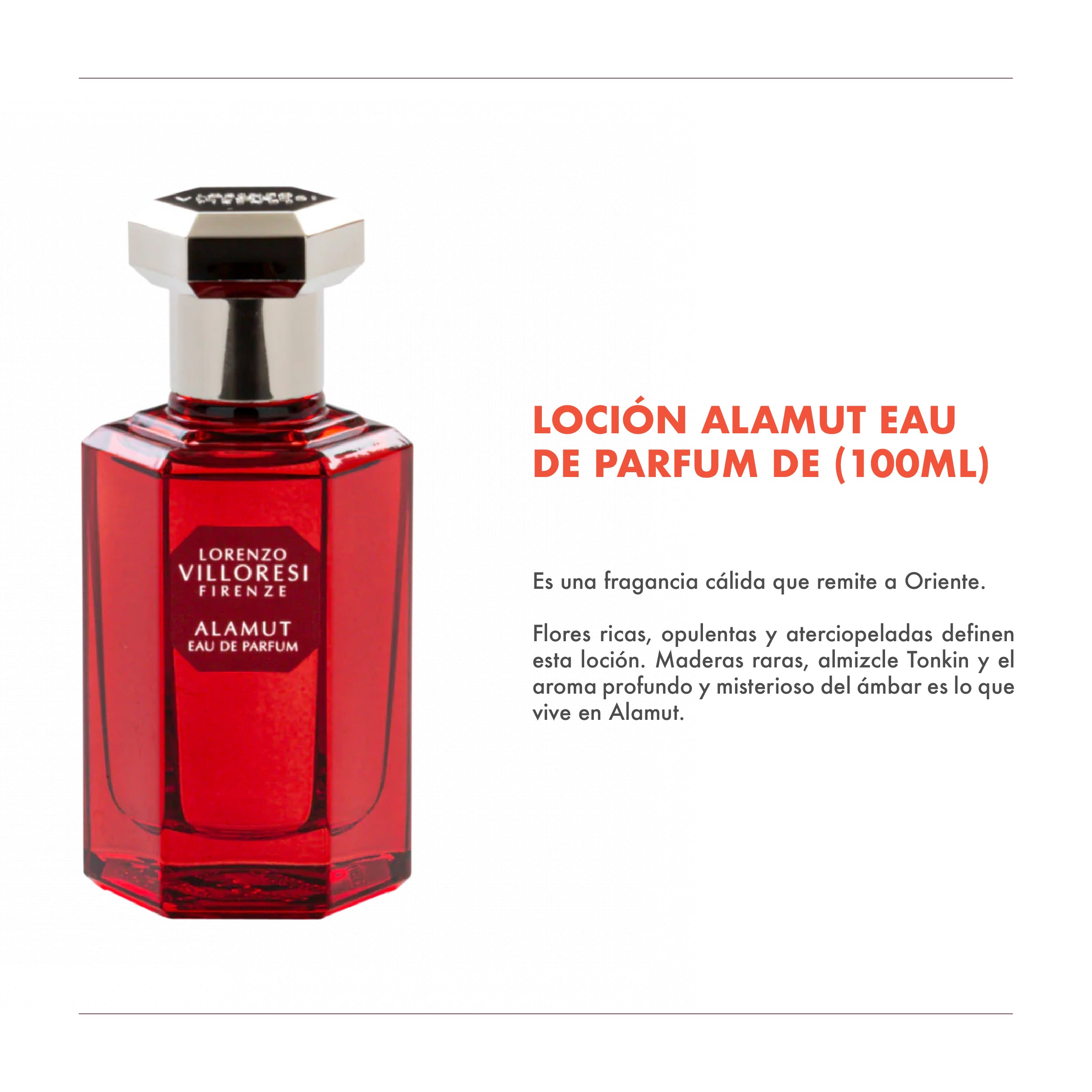 LOCIÓN ALAMUT EAU DE PARFUM DE (100ML)