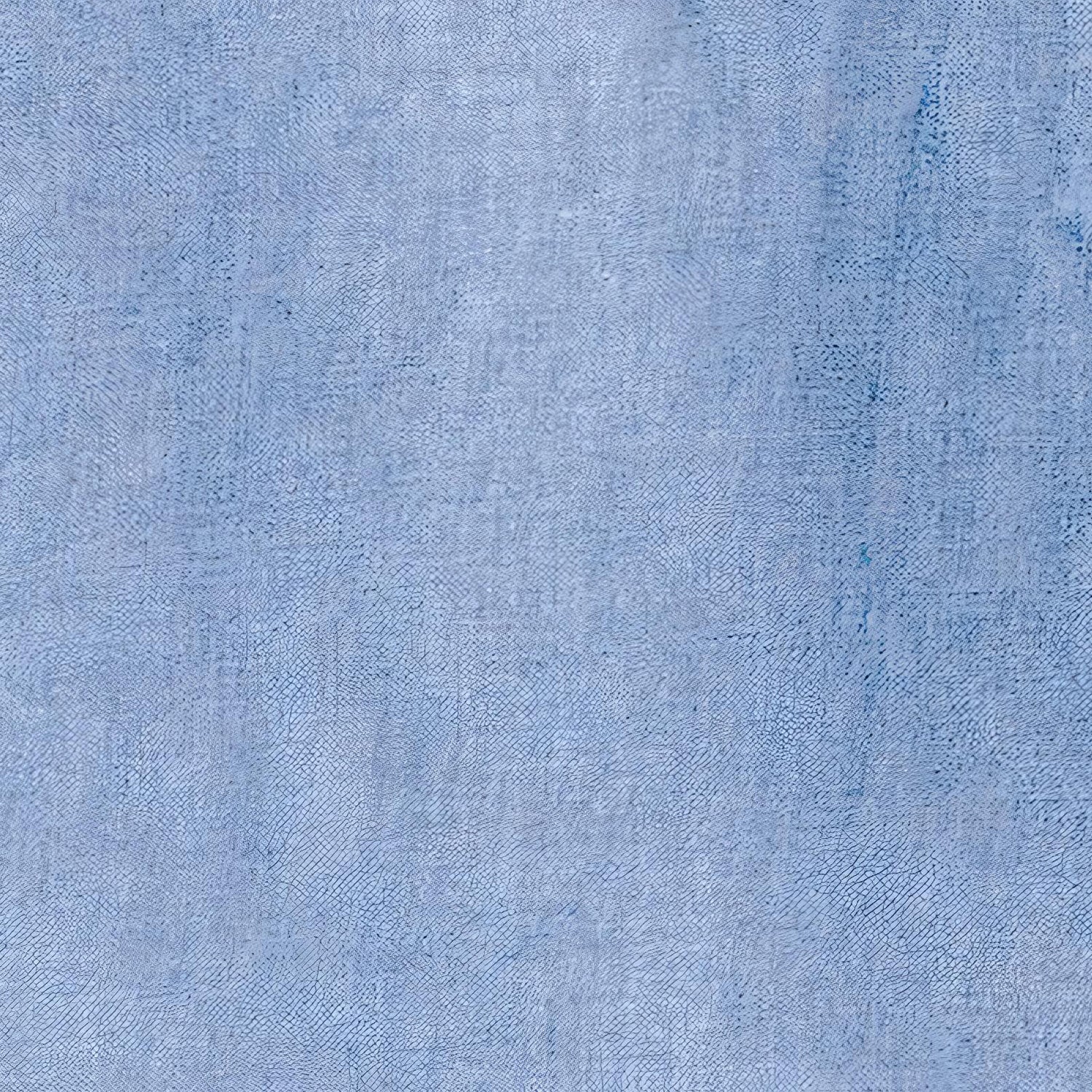 BUFANDA EN CASHMERE CON TINTA TAMPONADA A MANO EN COLOR AZUL CIELO
