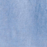 BUFANDA EN CASHMERE CON TINTA TAMPONADA A MANO EN COLOR AZUL CIELO