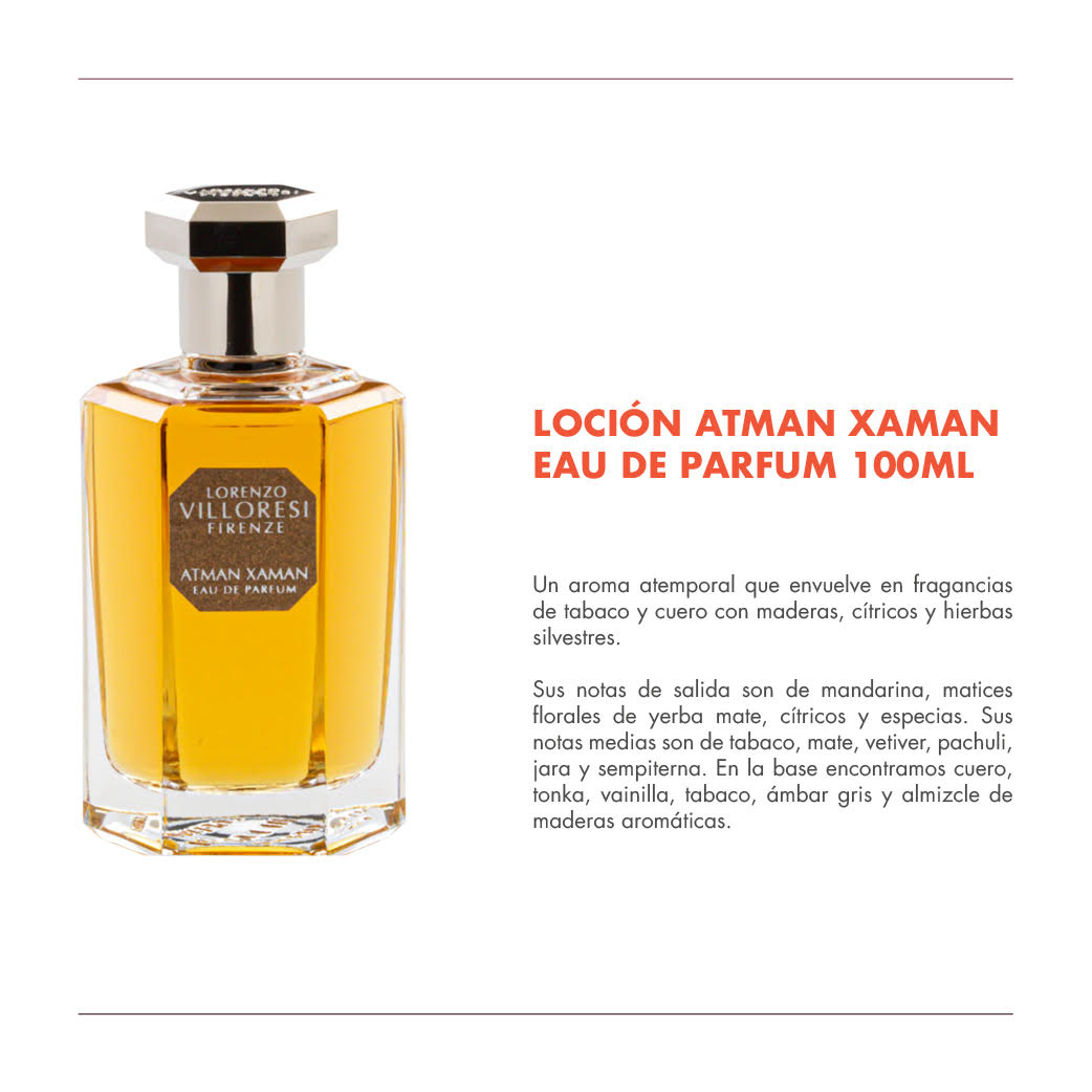 LOCIÓN ATMAN XAMAN EAU DE PARFUM DE 100ML